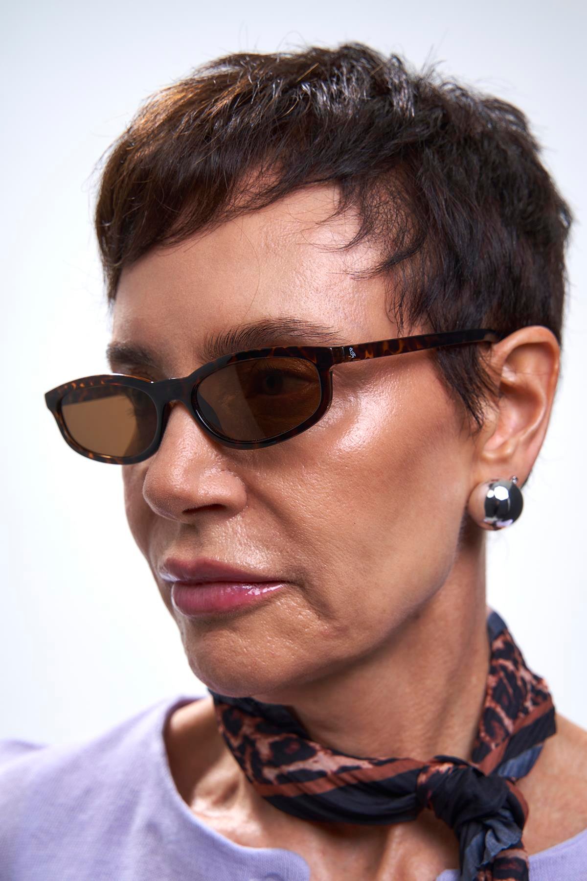 Estelle Leopard Brown Güneş Gözlüğü