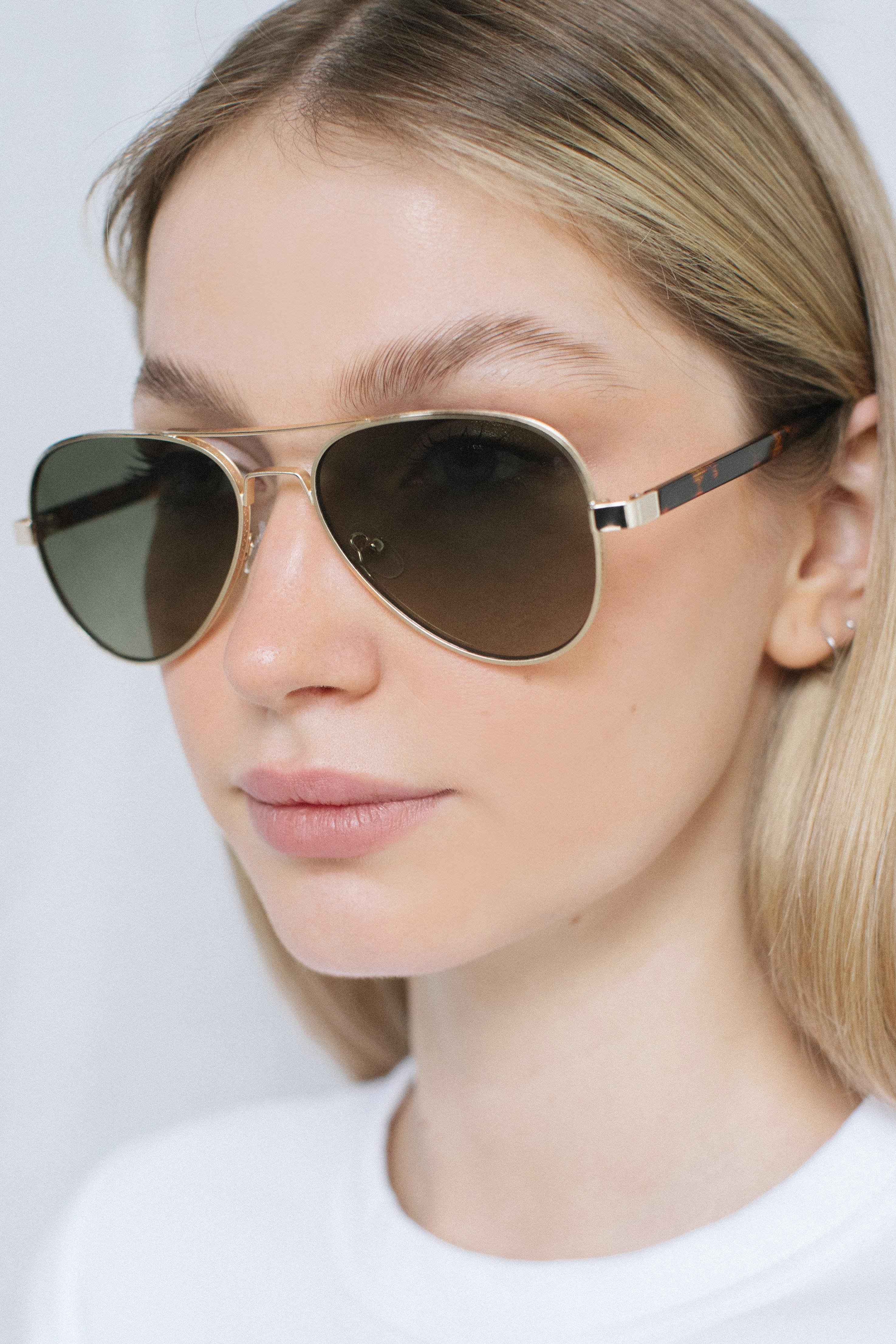 Ethan Bright Gold Green Degrade Güneş Gözlüğü