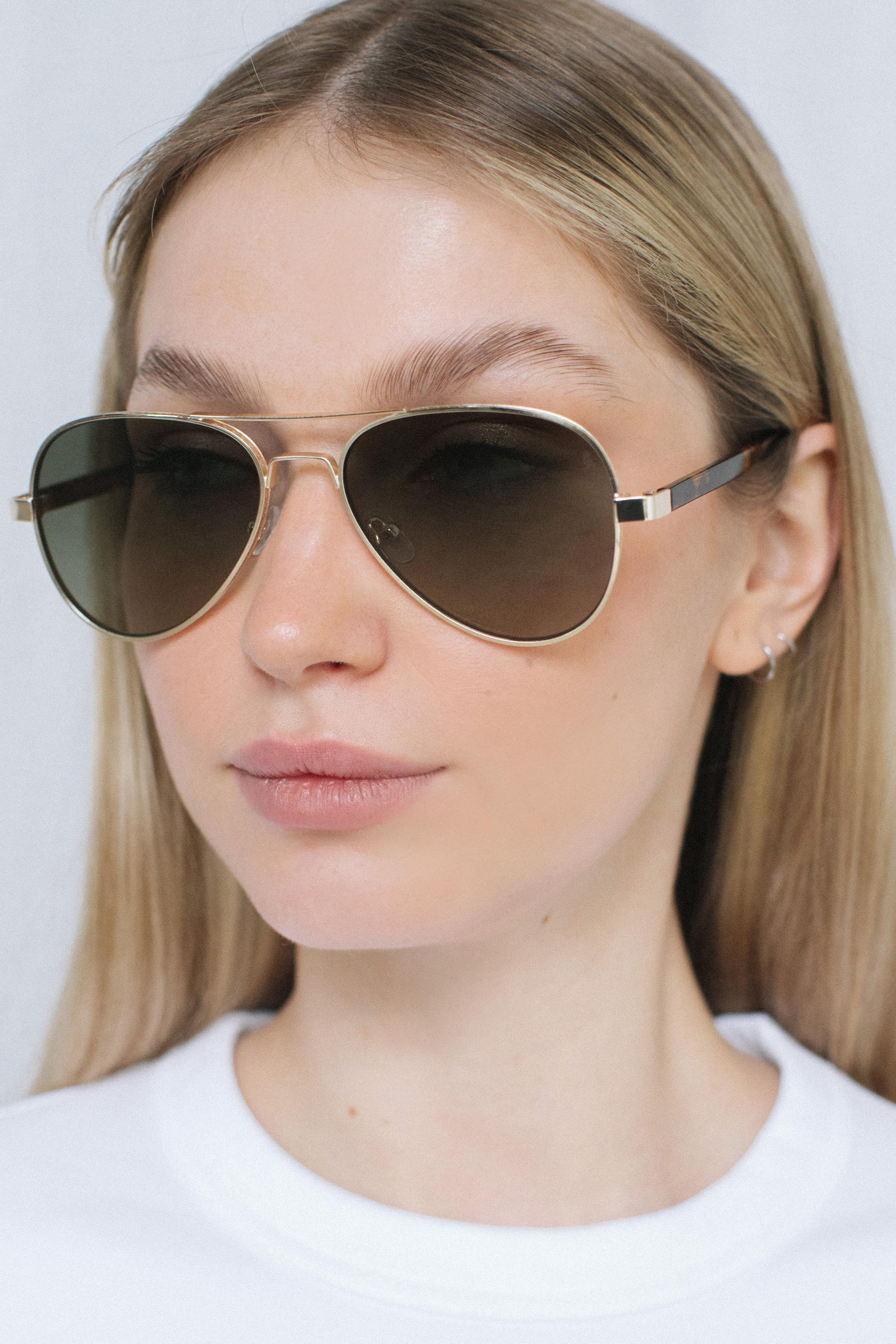 Ethan Bright Gold Green Degrade Güneş Gözlüğü