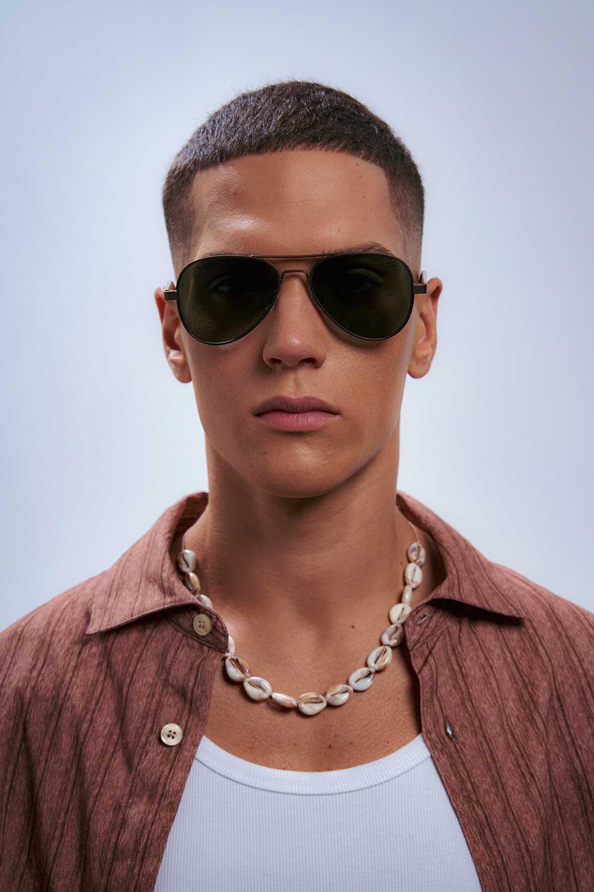 Ethan Brown Green Erkek Güneş Gözlüğü