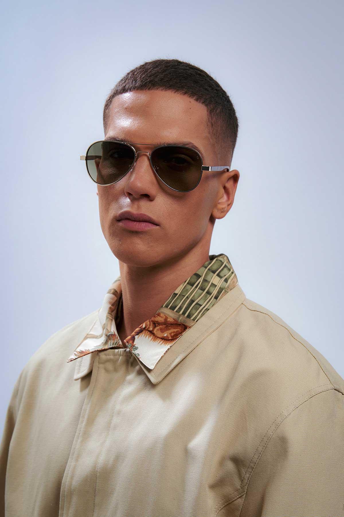 Ethan Gold Green Degrade Erkek Güneş Gözlüğü