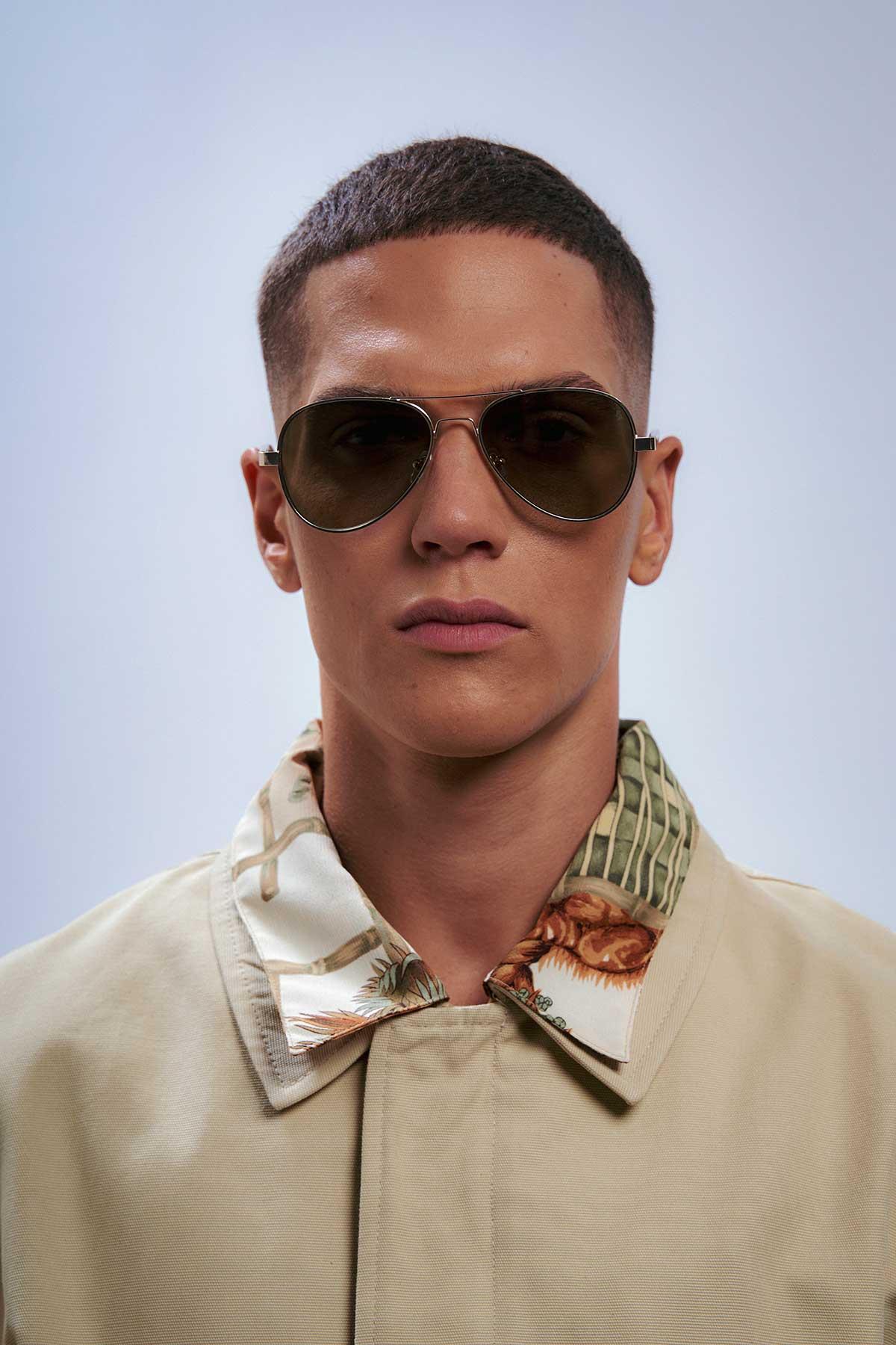 Ethan Gold Green Degrade Erkek Güneş Gözlüğü