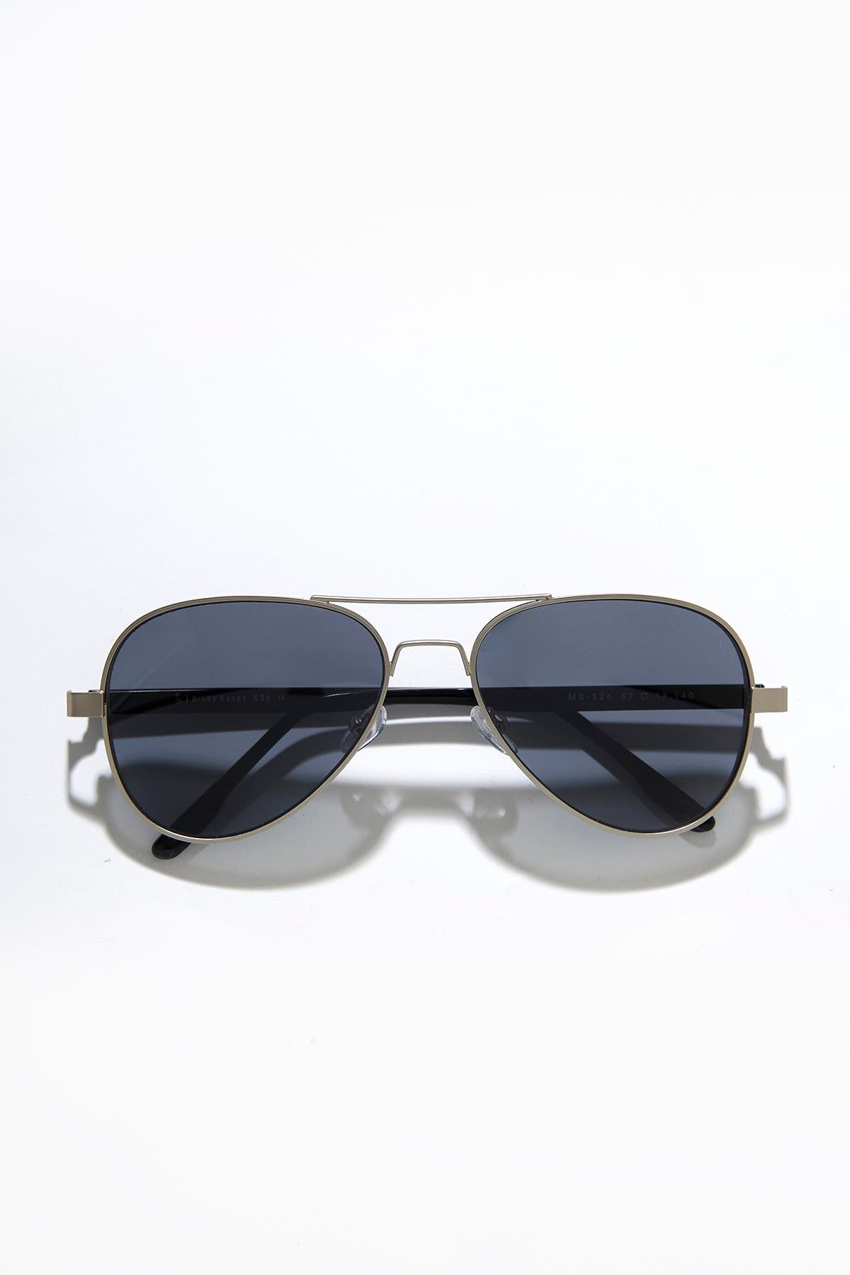 Ethan Matt Silver Black Erkek Güneş Gözlüğü