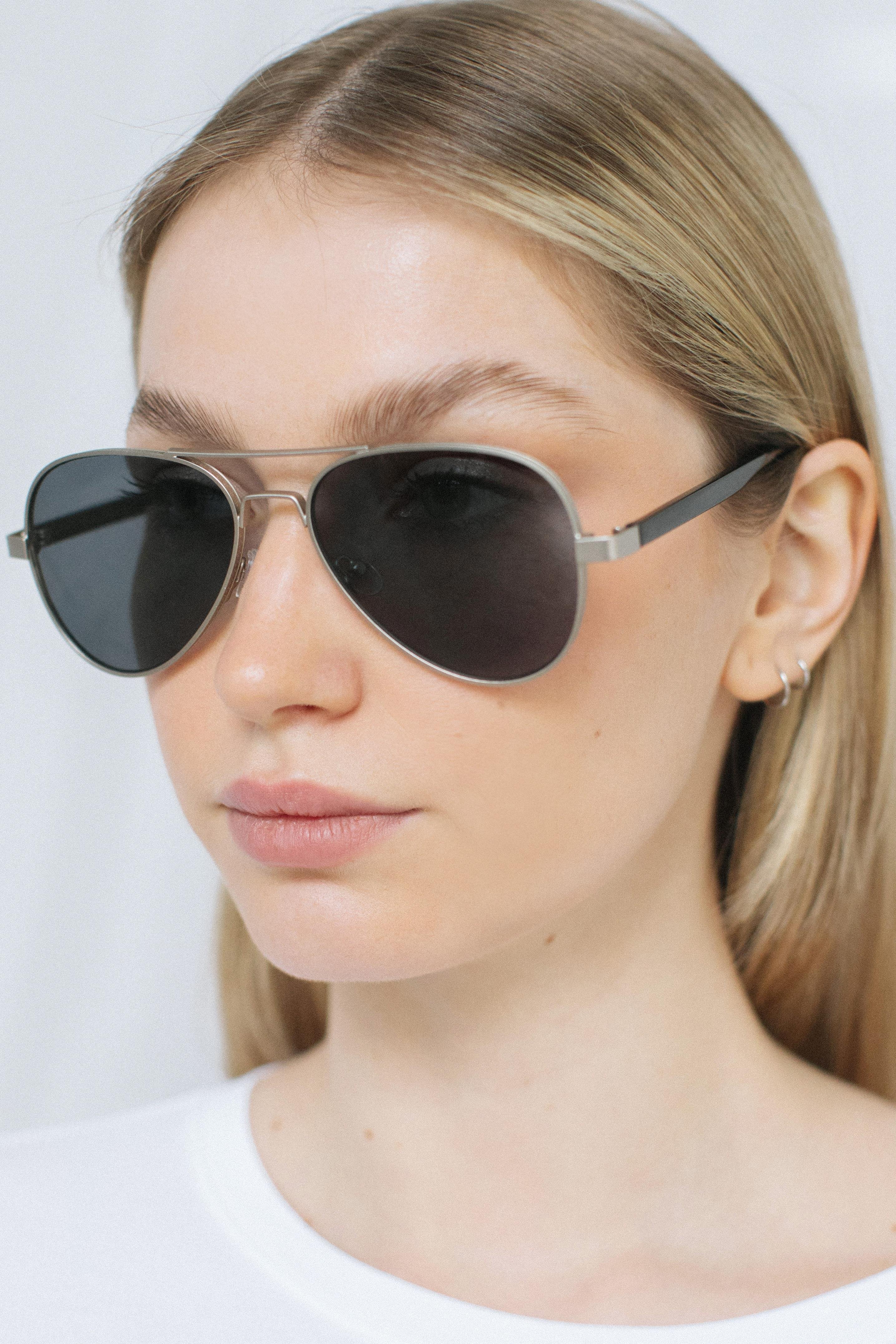 Ethan Matt Silver Black Güneş Gözlüğü