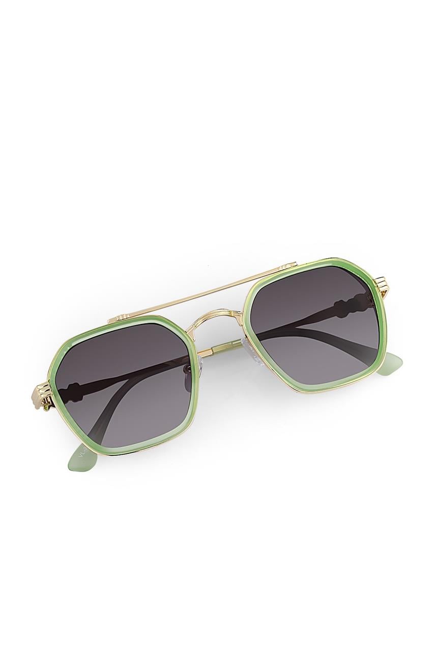 Evie Gold Green Güneş Gözlüğü