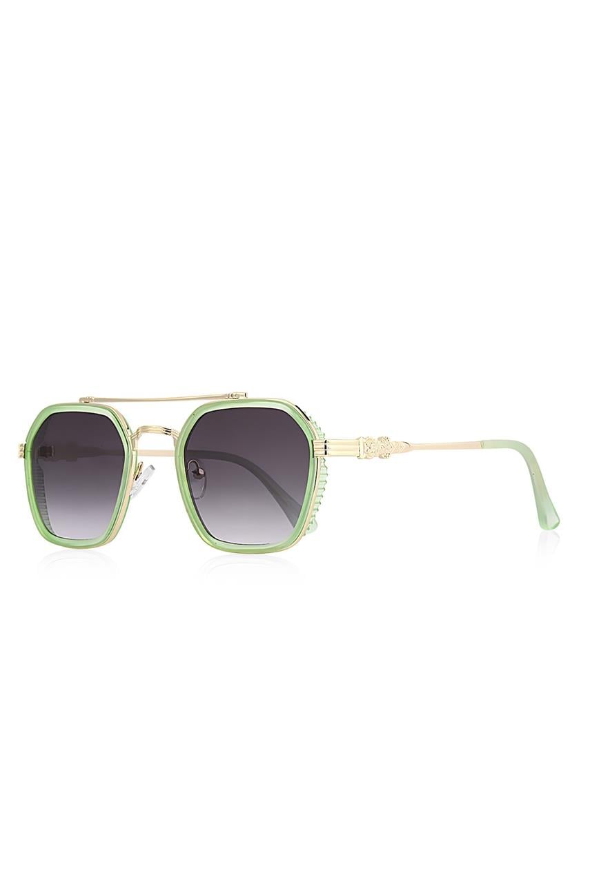 Evie Gold Green Güneş Gözlüğü