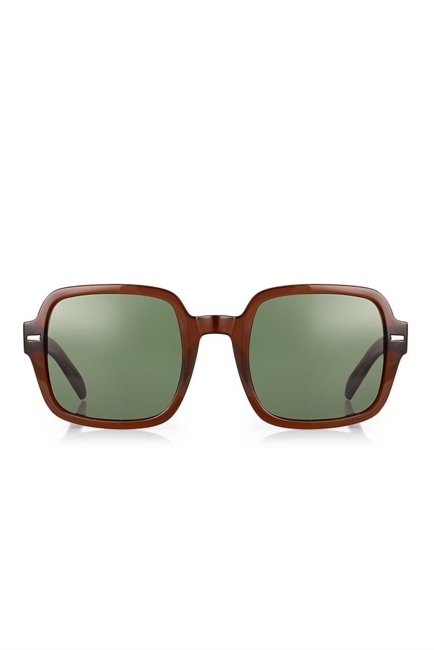 Fletcher Dark Brown Green Güneş Gözlüğü