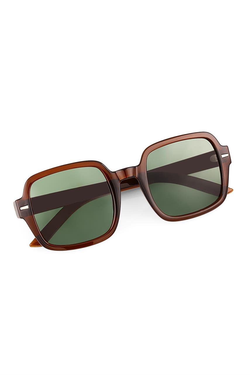 Fletcher Dark Brown Green Güneş Gözlüğü