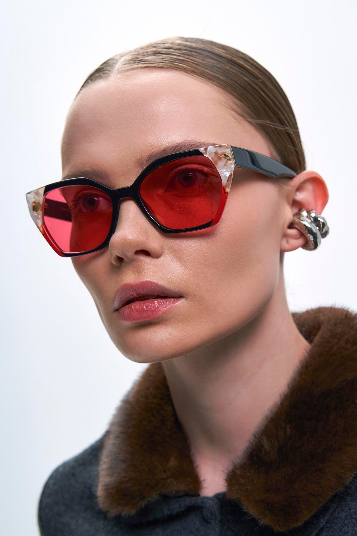 Freki Black Red Güneş Gözlüğü