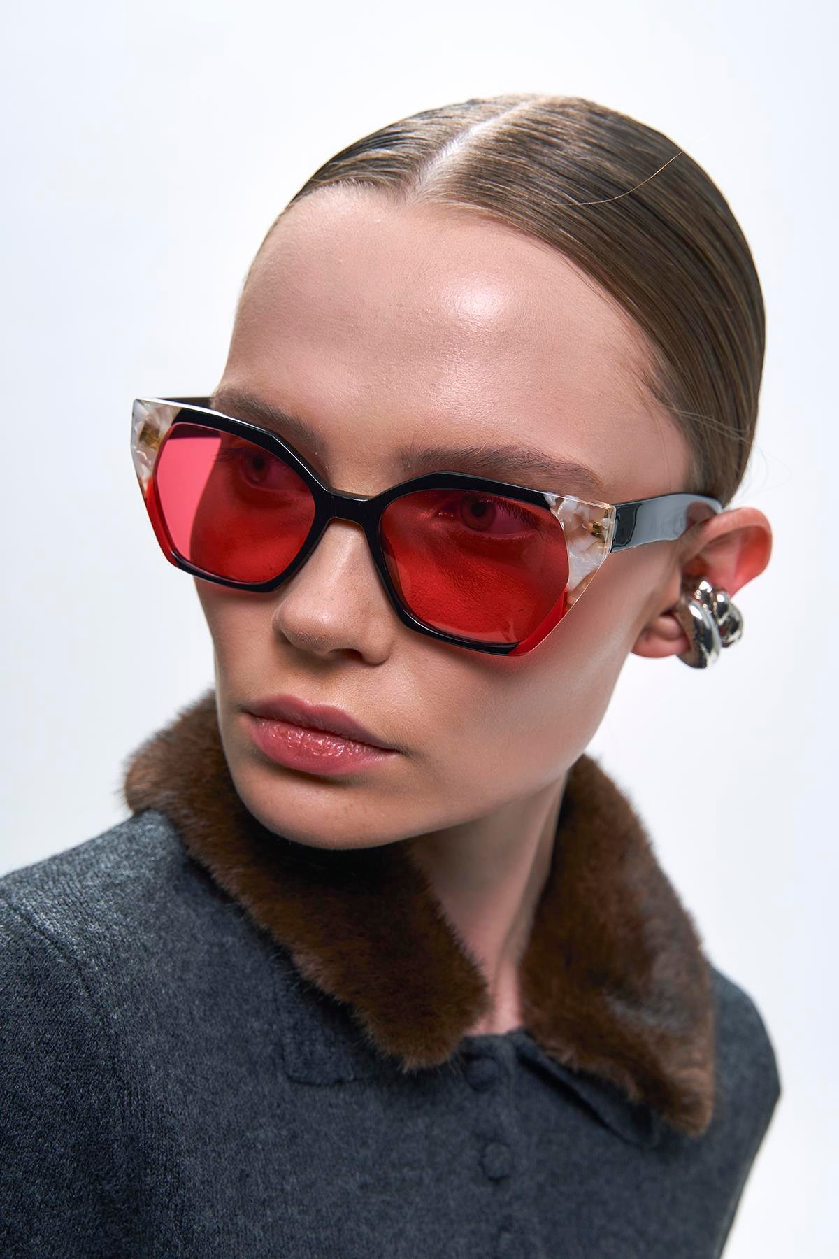 Freki Black Red Güneş Gözlüğü