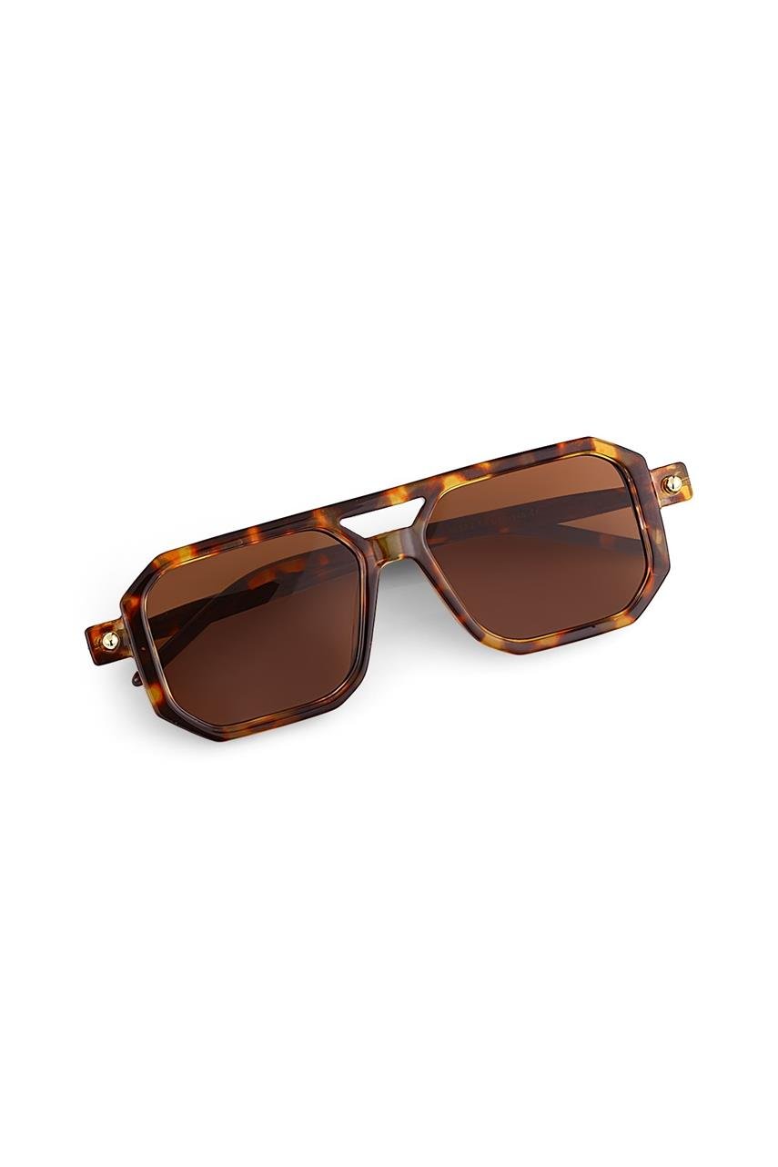 Fyodor Leopard Brown Erkek Güneş Gözlüğü