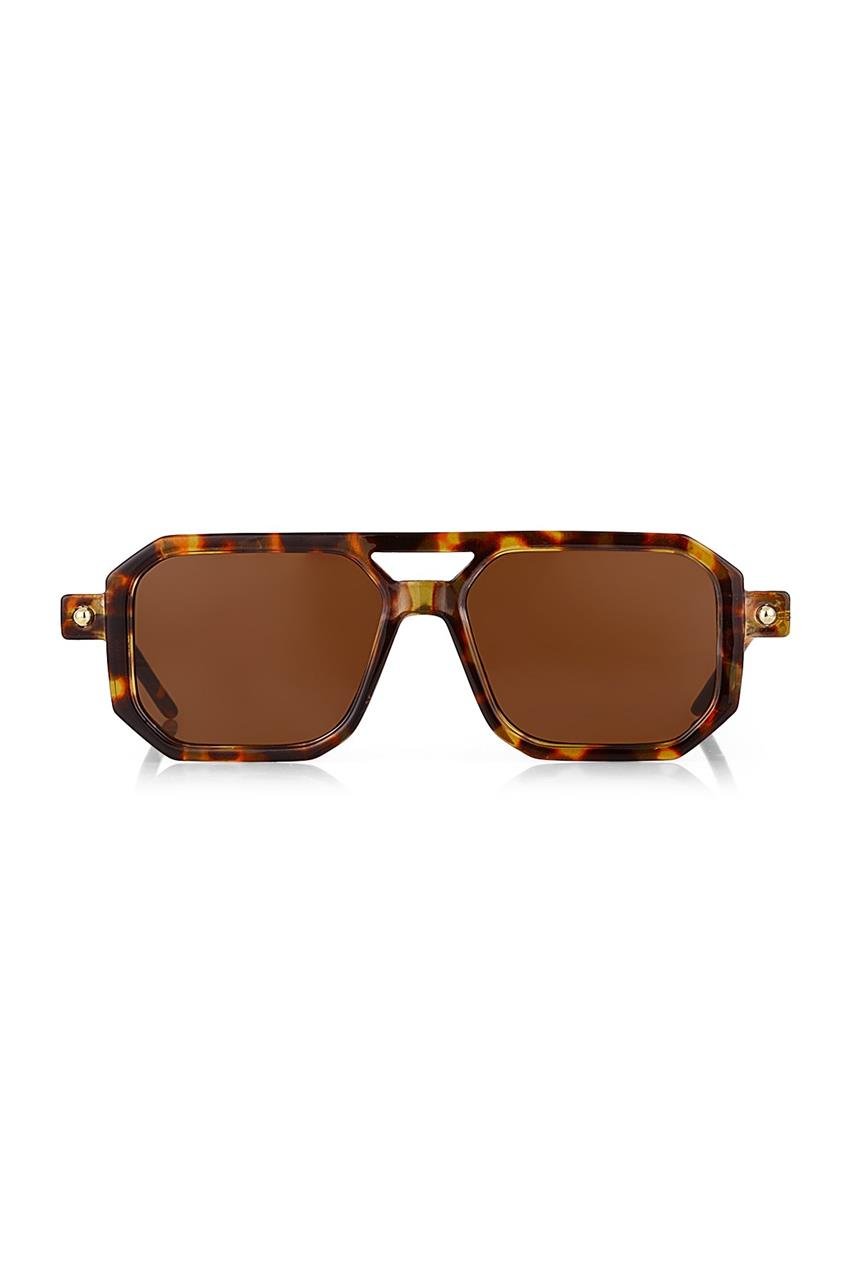Fyodor Leopard Brown Erkek Güneş Gözlüğü