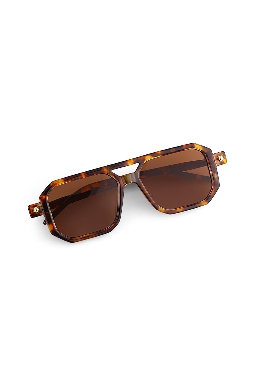 Fyodor Leopard Brown Güneş Gözlüğü