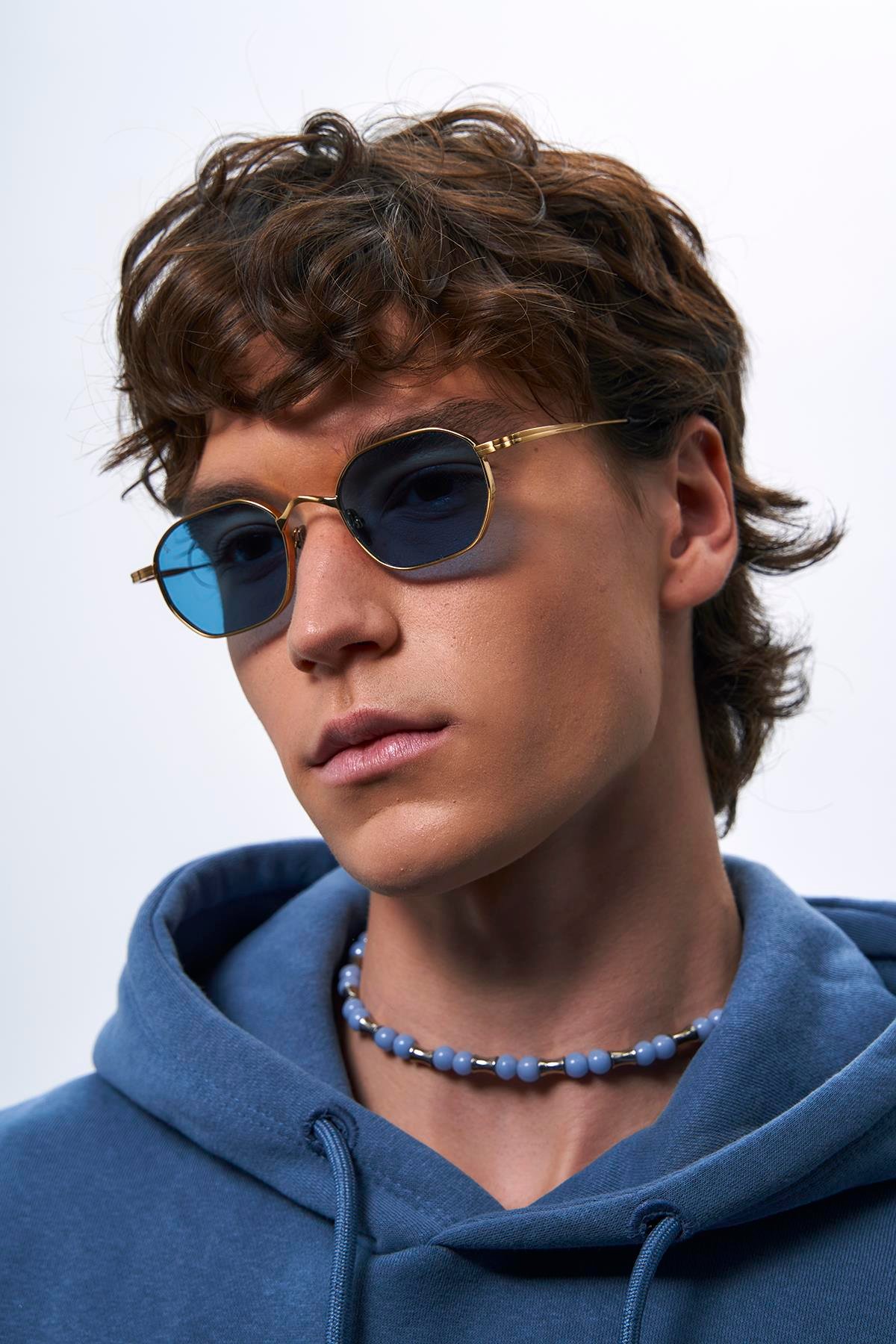 Galvin Gold Blue Erkek Güneş Gözlüğü