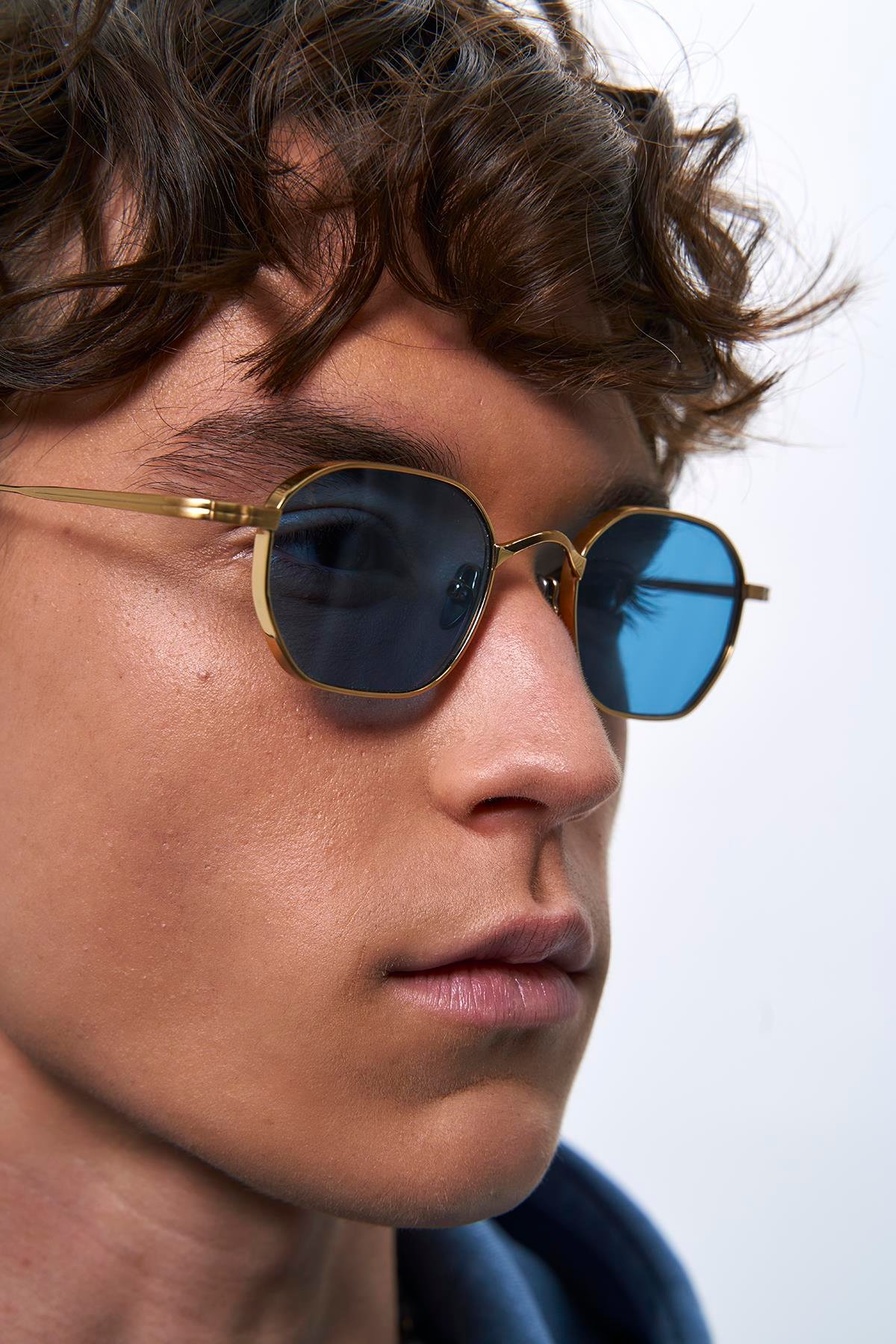 Galvin Gold Blue Erkek Güneş Gözlüğü