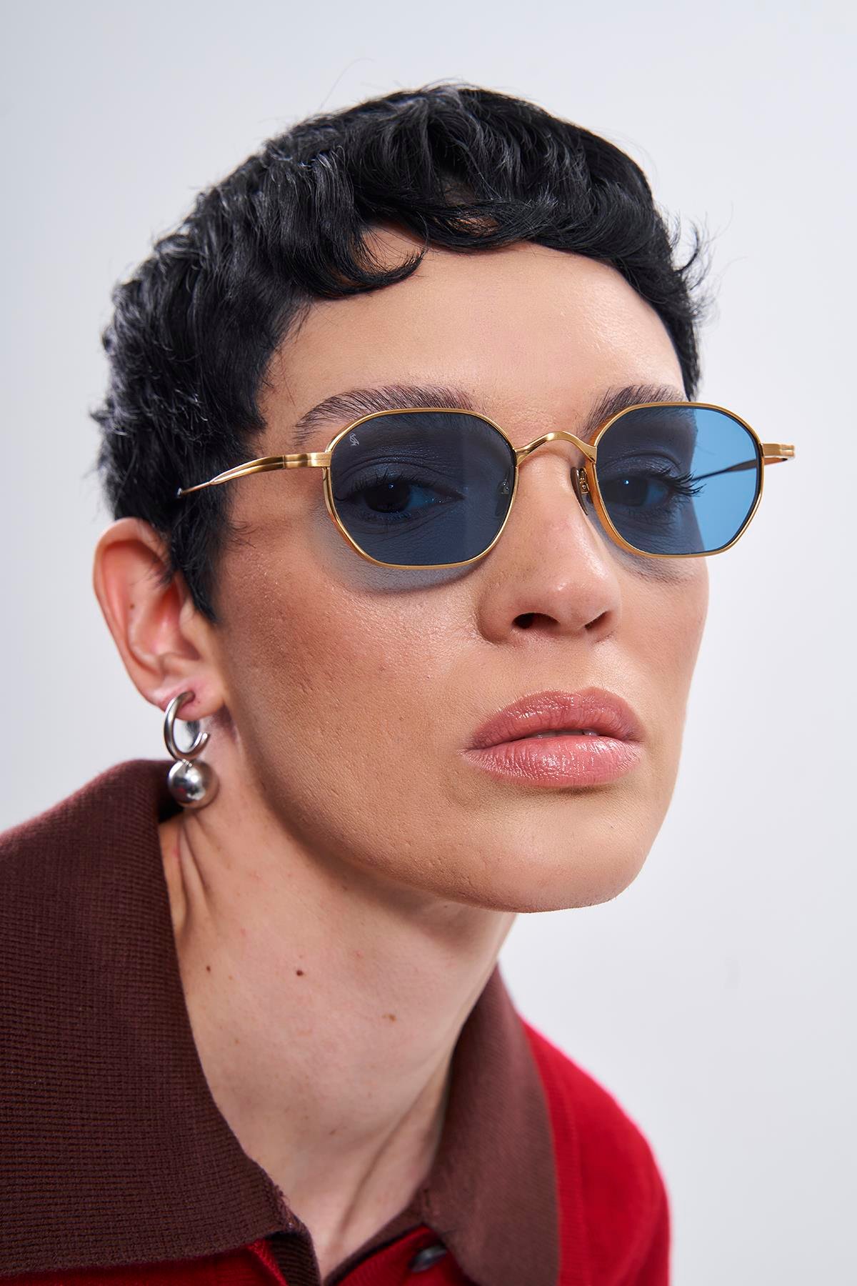 Galvin Gold Blue Güneş Gözlüğü