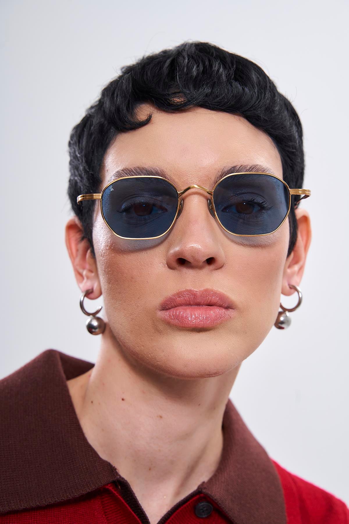 Galvin Gold Blue Güneş Gözlüğü