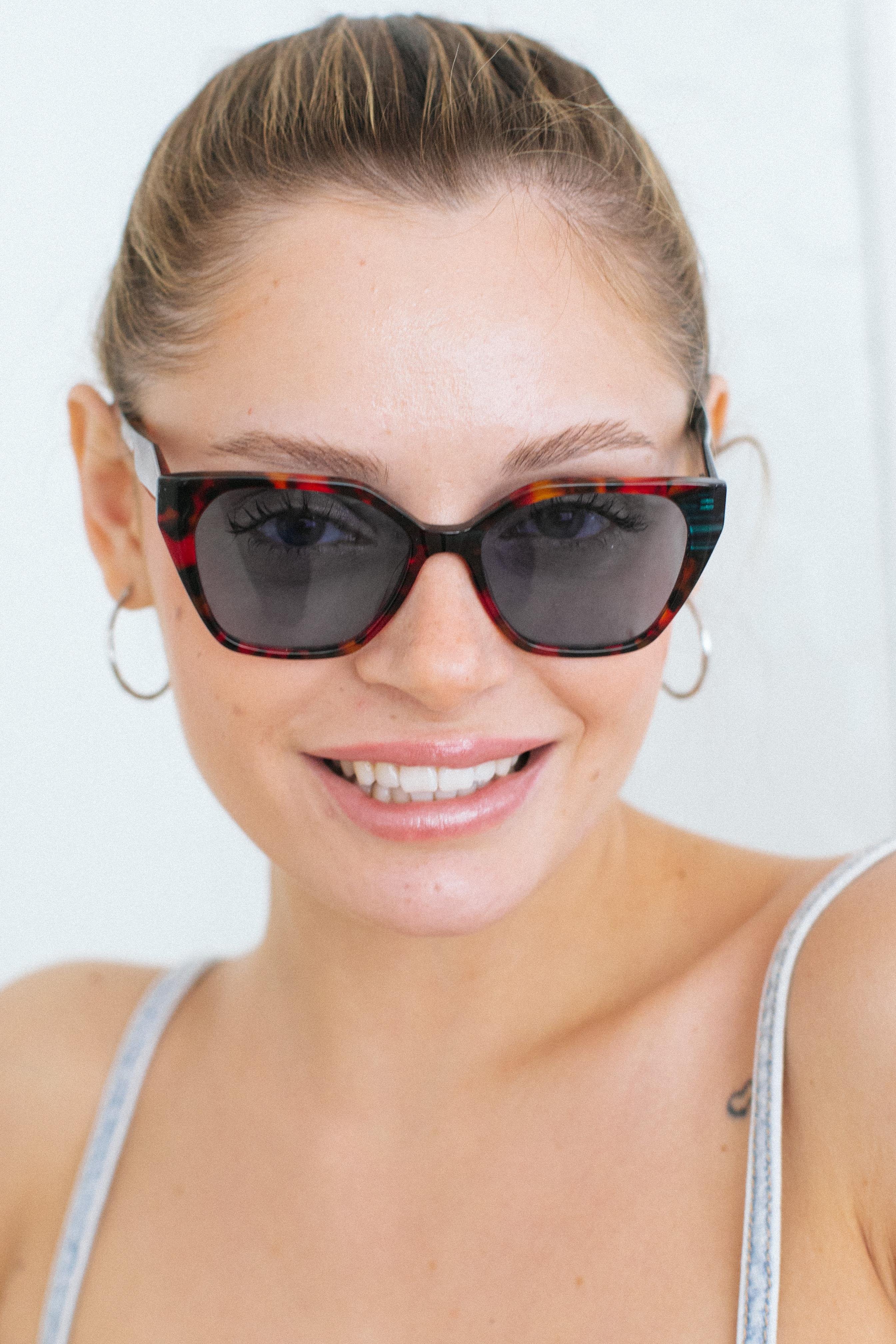 Garor Leopard Blue Güneş Gözlüğü