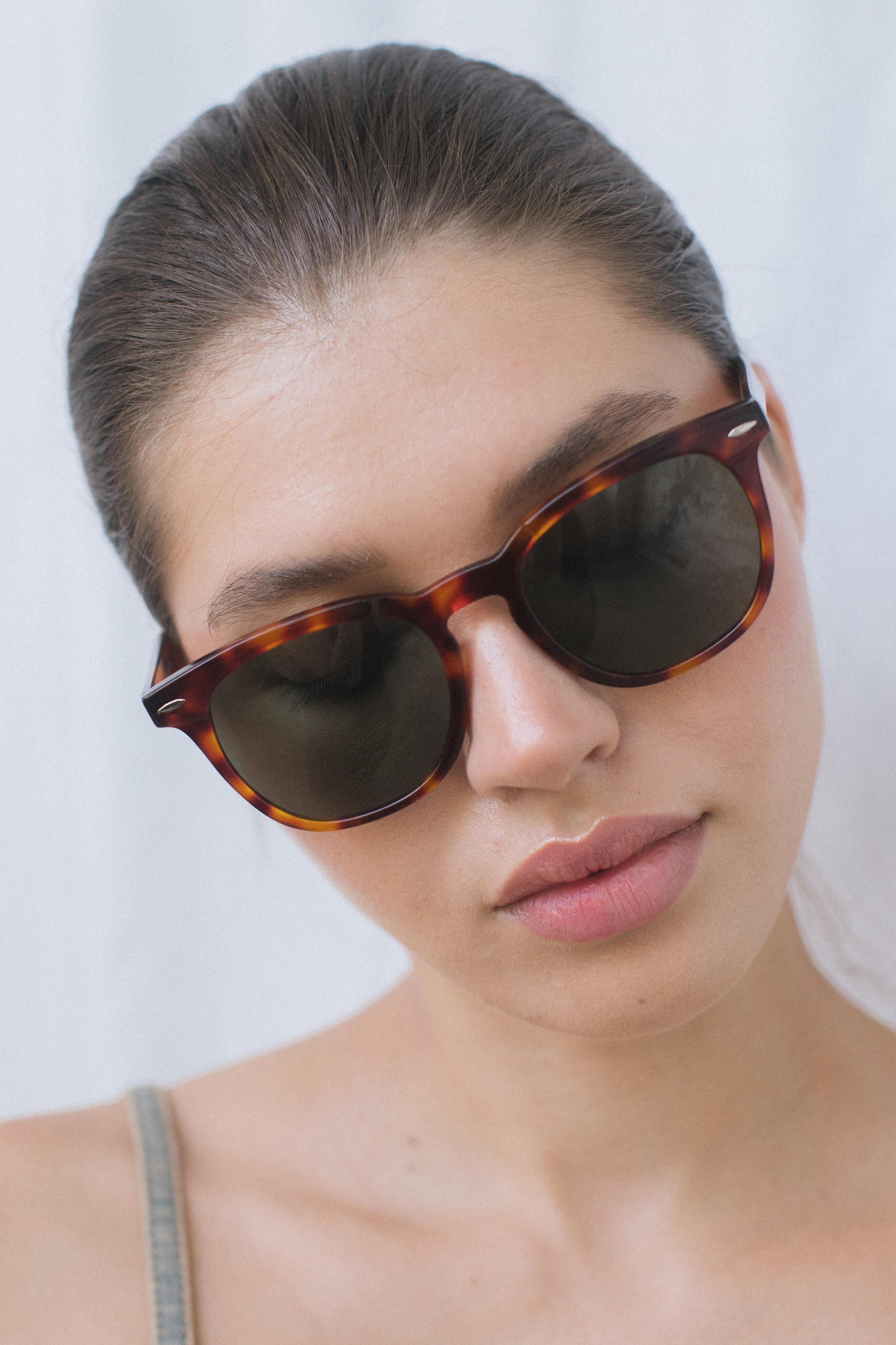 Gefion Leopard Green Güneş Gözlüğü