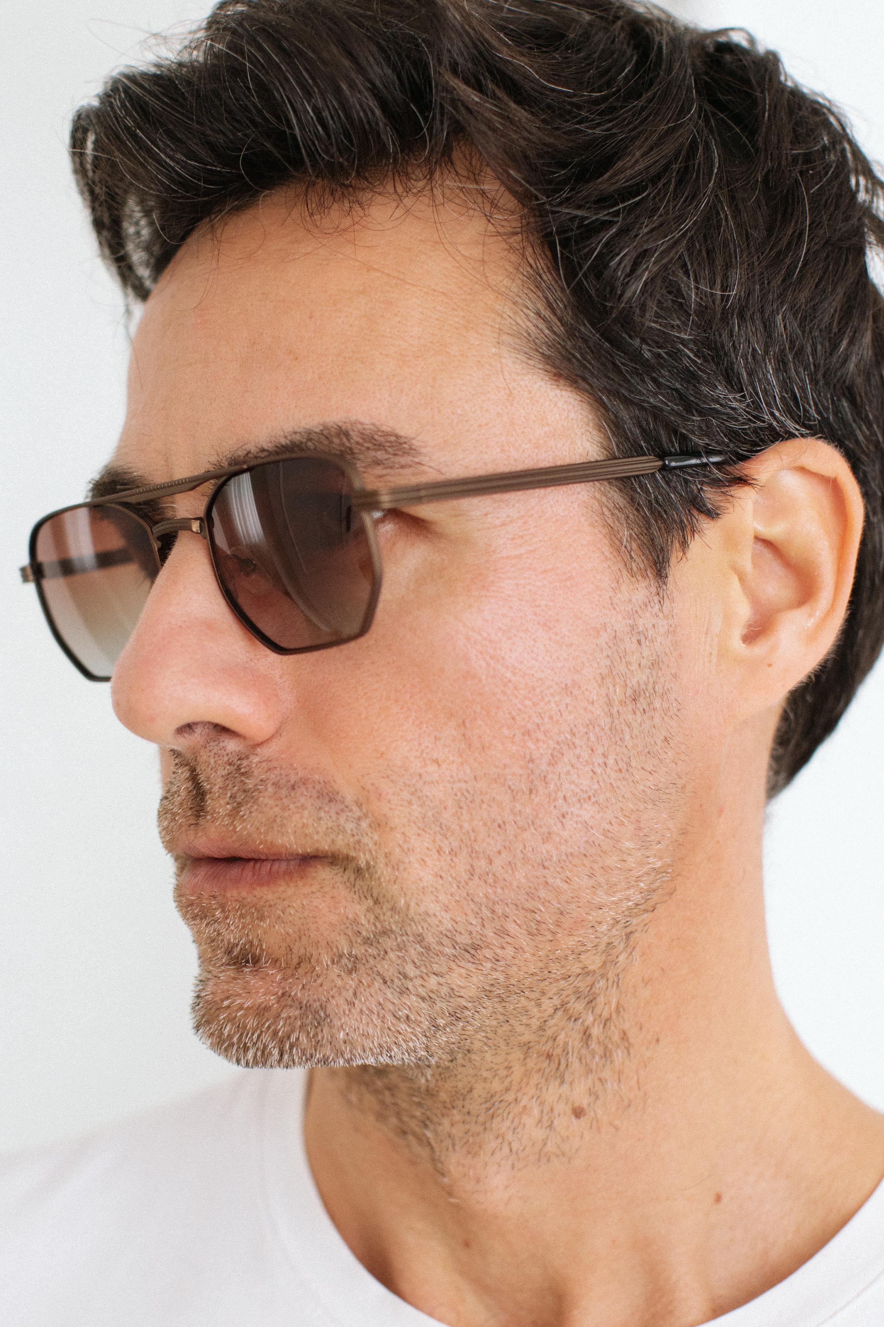 Gerda Bronze Brown Degrade Erkek Güneş Gözlüğü