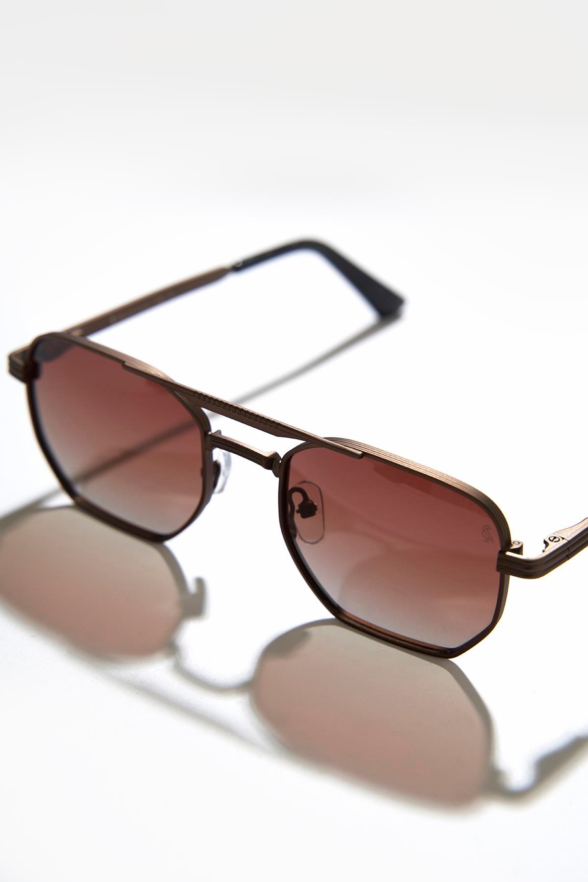 Gerda Bronze Brown Degrade Erkek Güneş Gözlüğü
