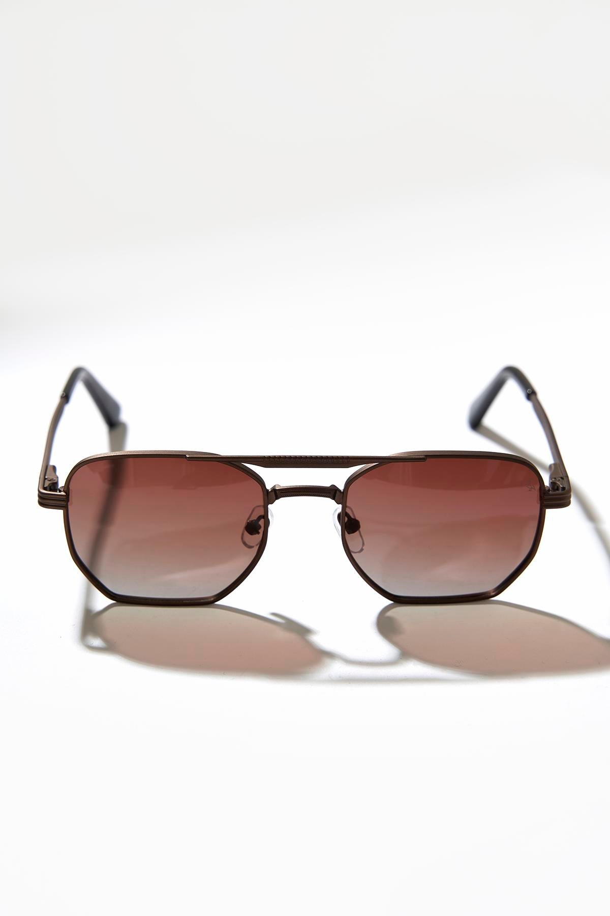Gerda Bronze Brown Degrade Erkek Güneş Gözlüğü