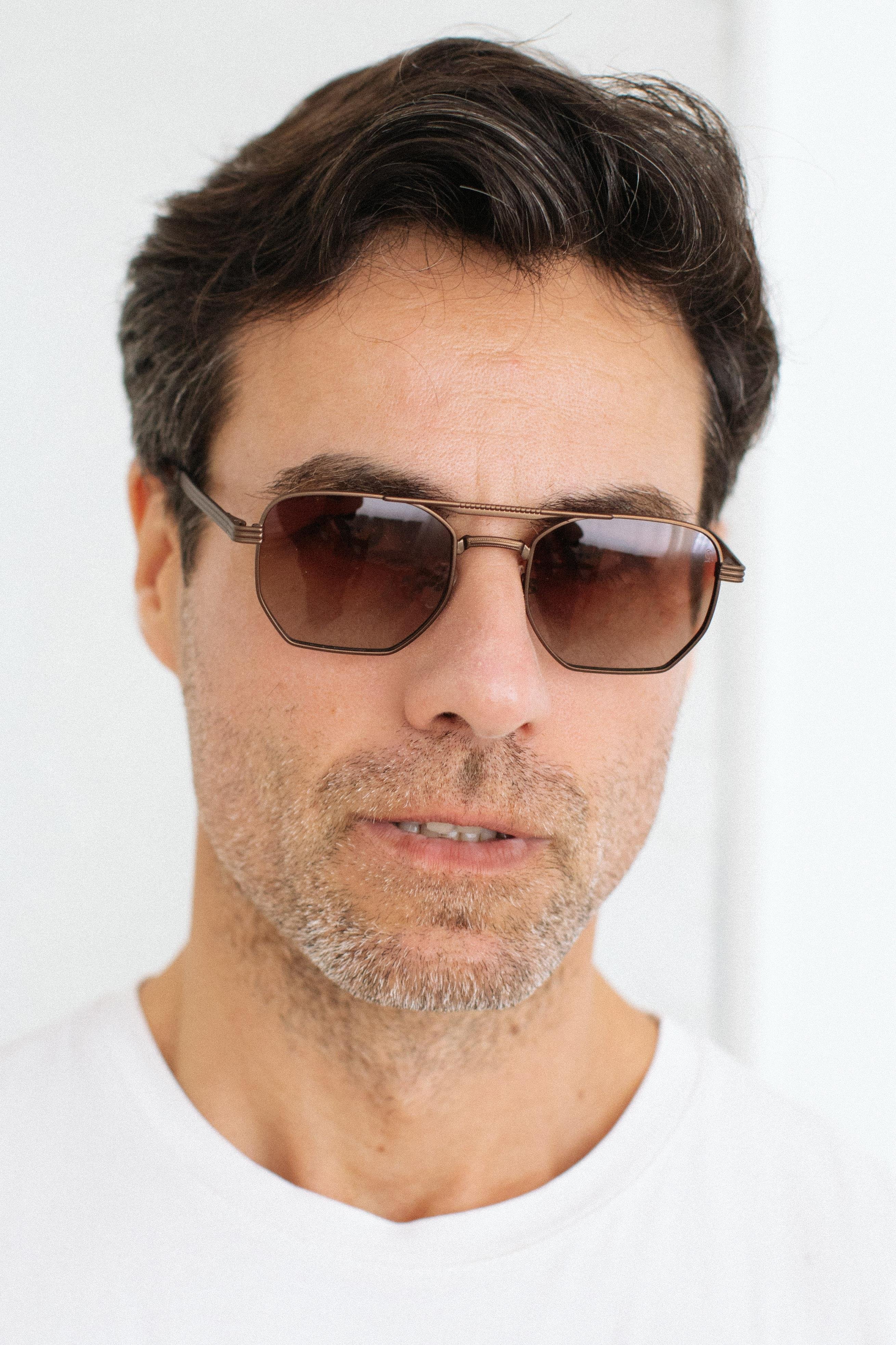 Gerda Bronze Brown Degrade Erkek Güneş Gözlüğü