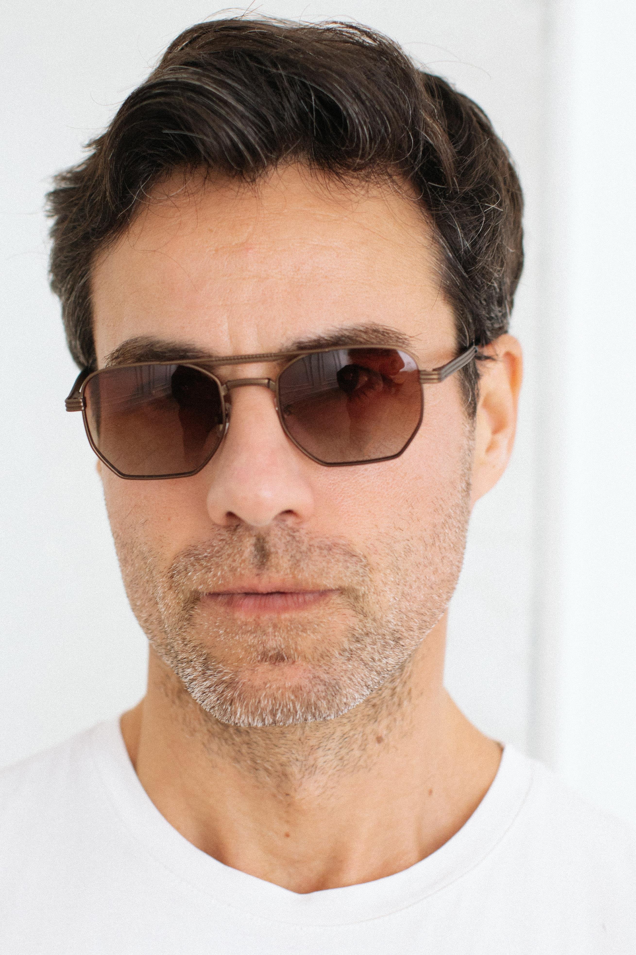 Gerda Bronze Brown Degrade Erkek Güneş Gözlüğü