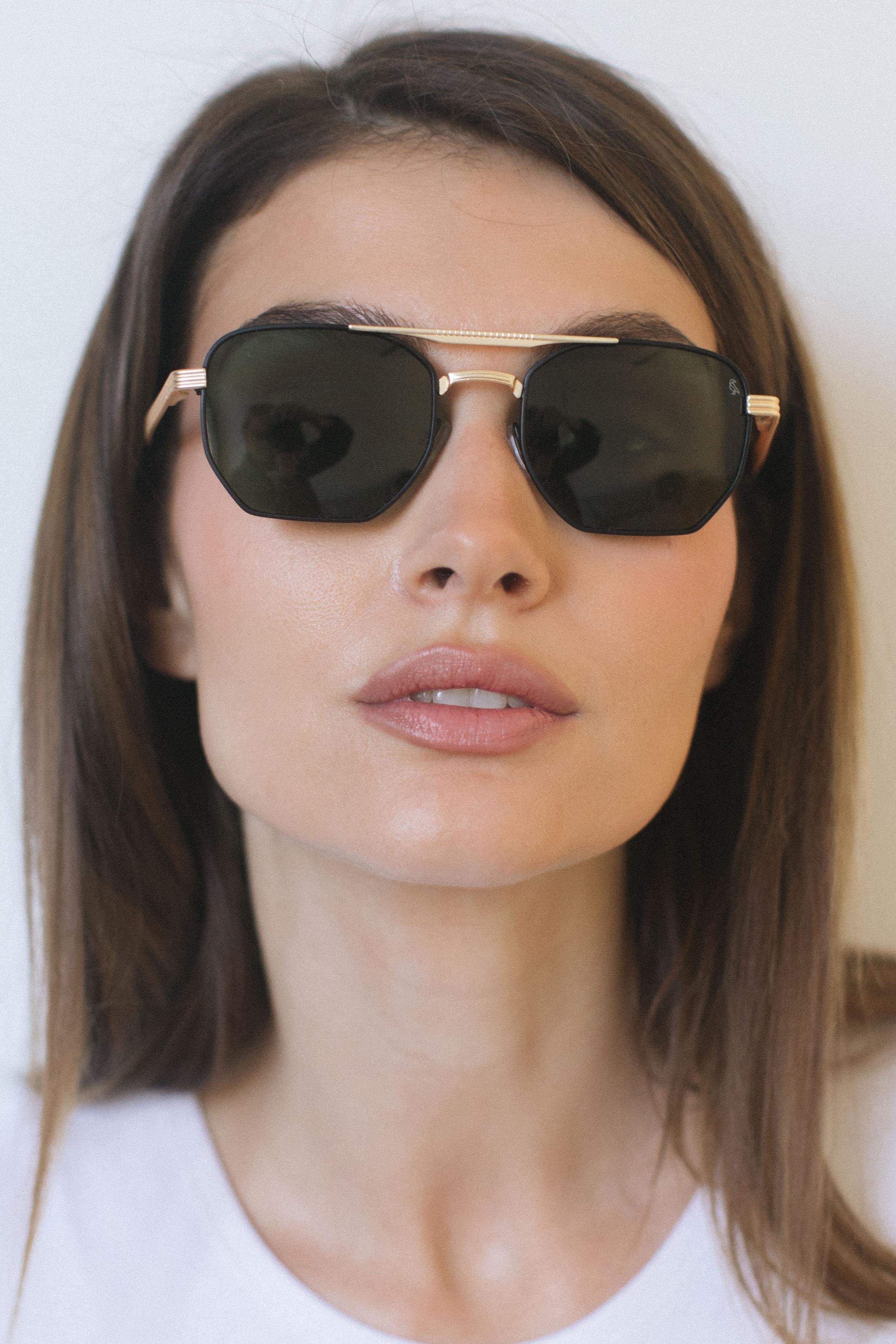 Gerda Gold Green Güneş Gözlüğü