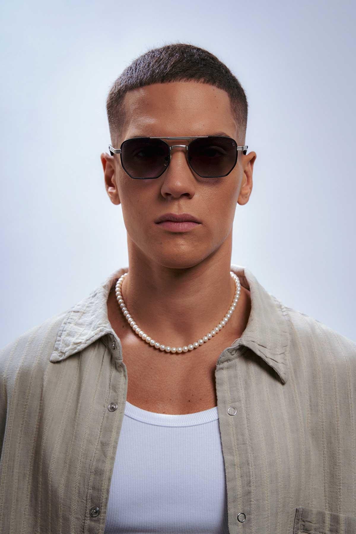 Gerda Silver Black Degrade Erkek Güneş Gözlüğü