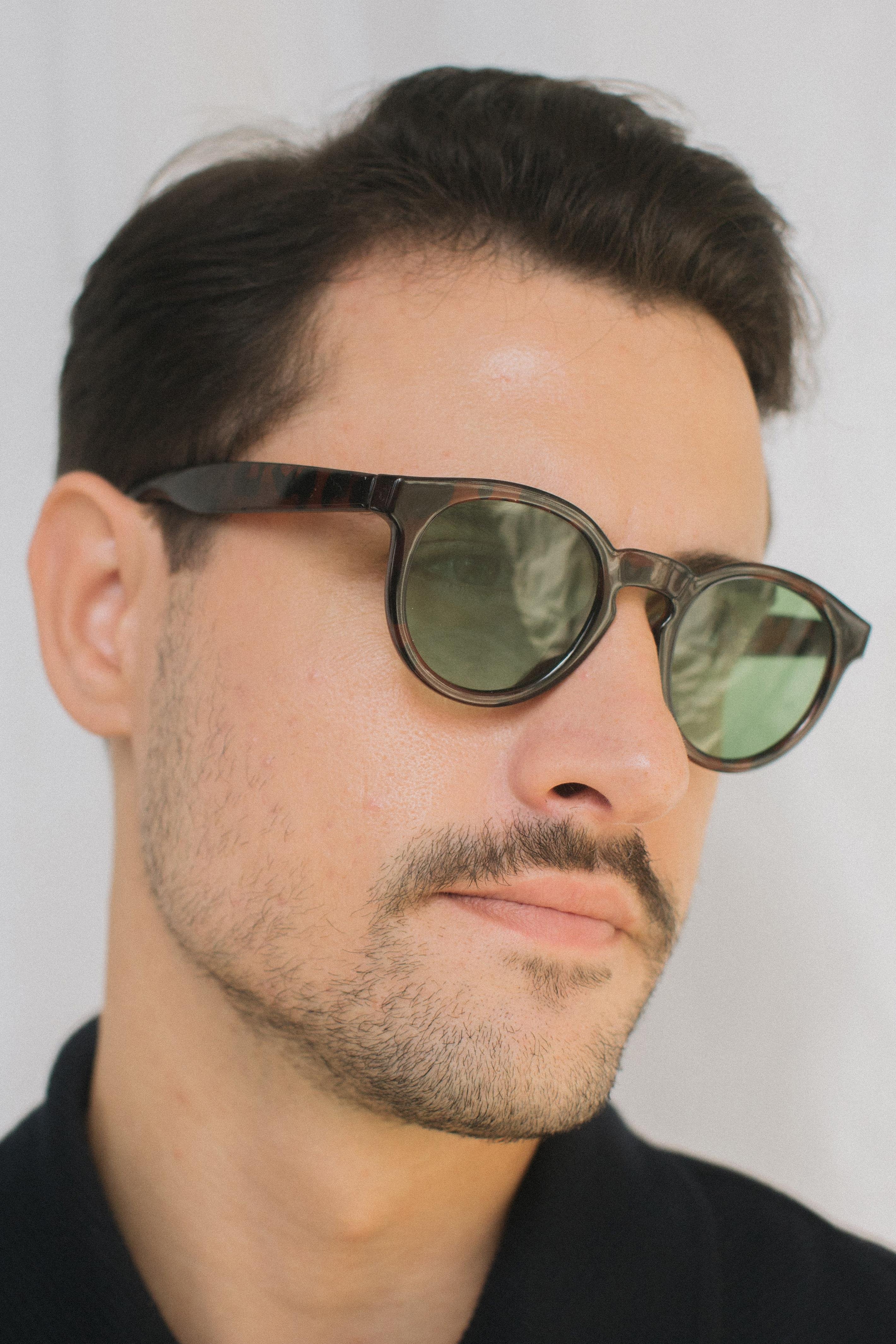 Gleen Leopard Green Erkek Güneş Gözlüğü