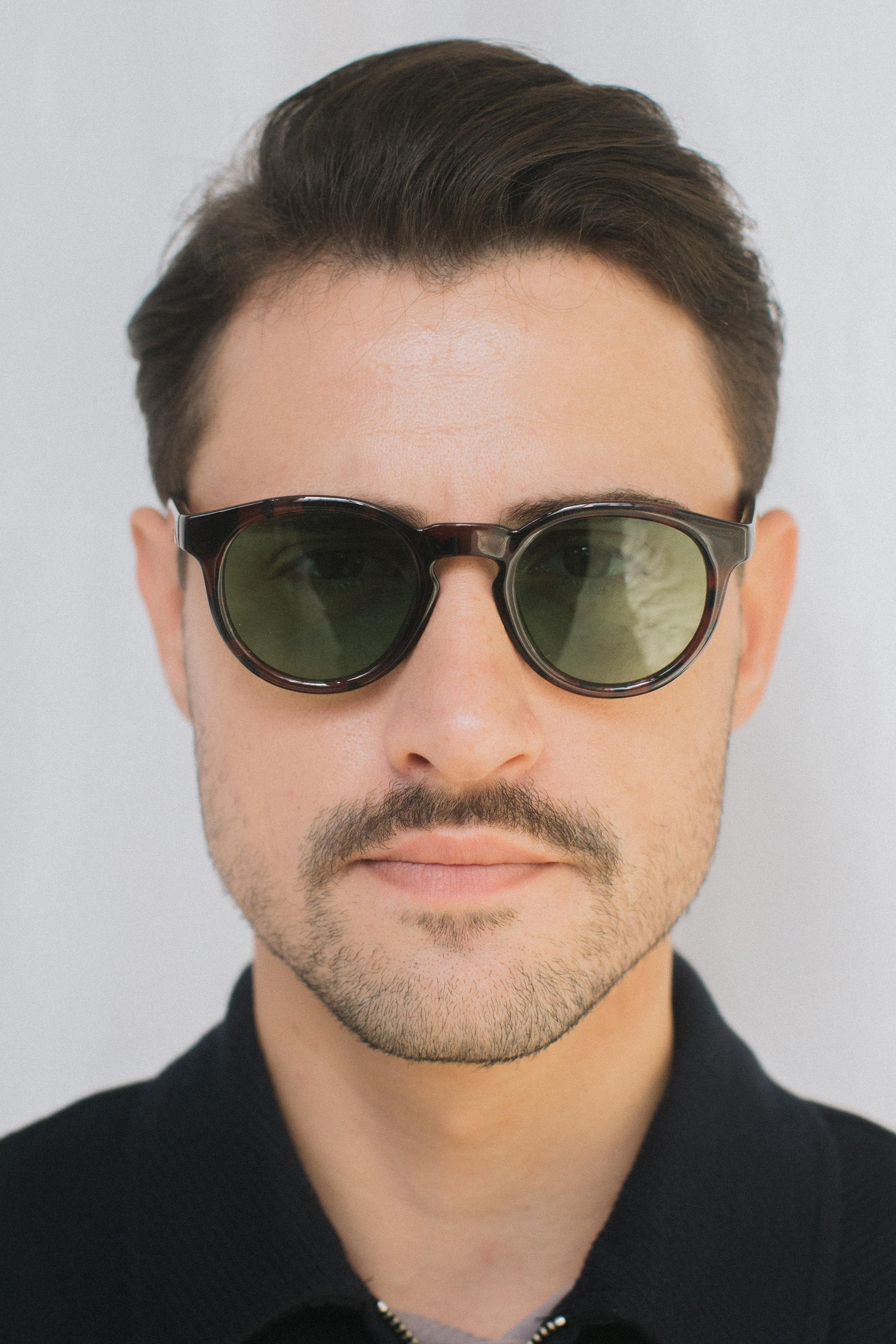 Gleen Leopard Green Erkek Güneş Gözlüğü