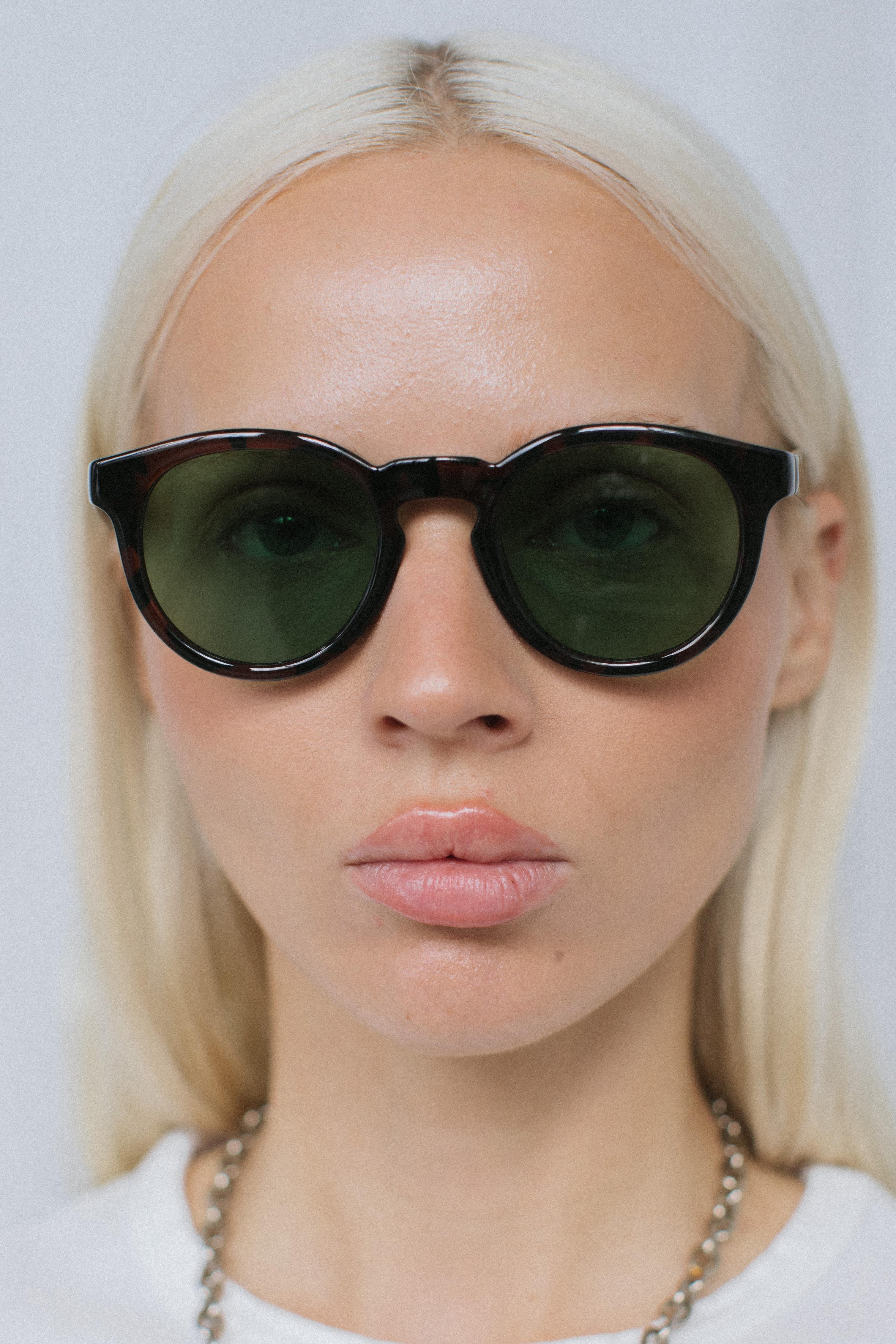 Gleen Leopard Green Güneş Gözlüğü