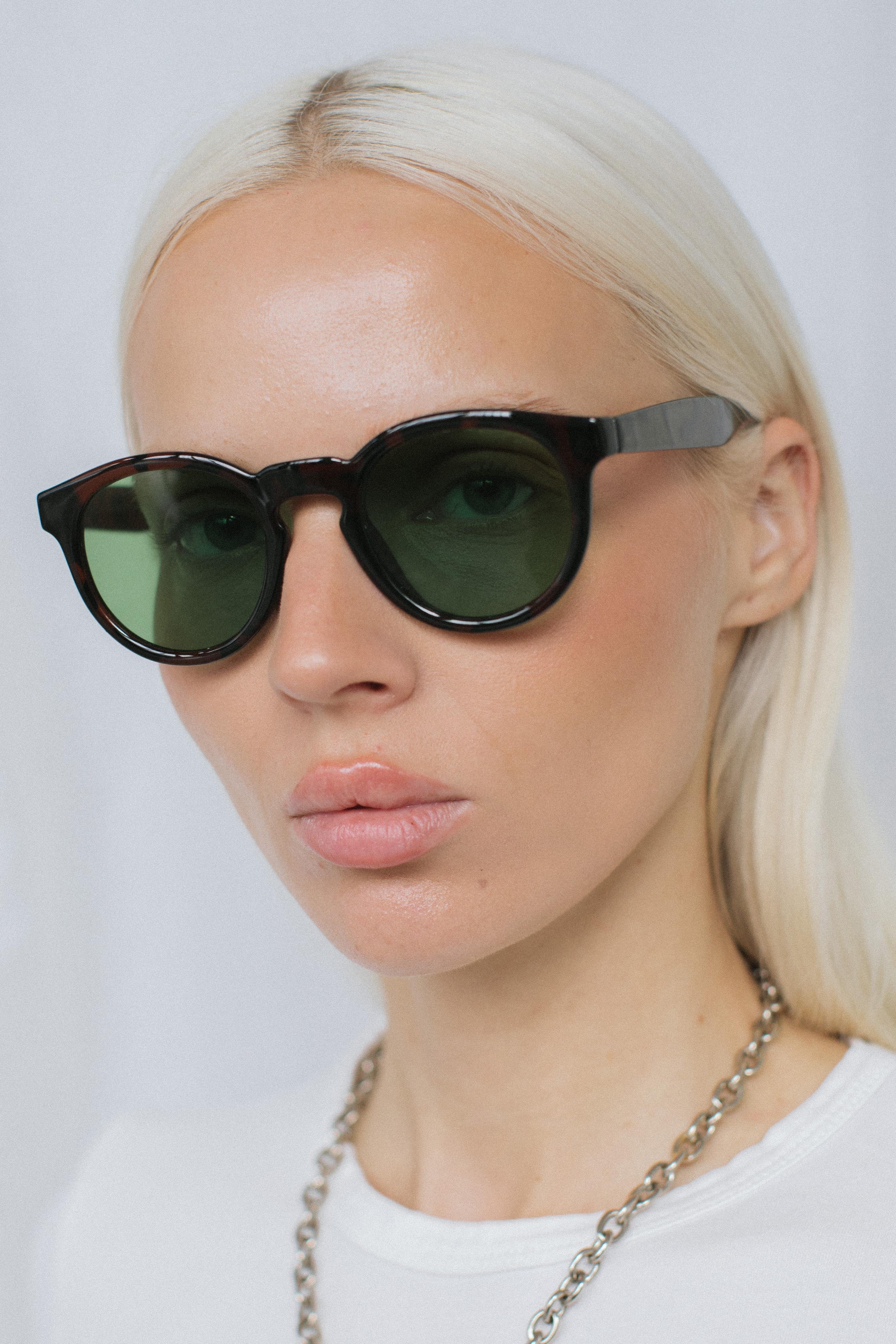 Gleen Leopard Green Güneş Gözlüğü