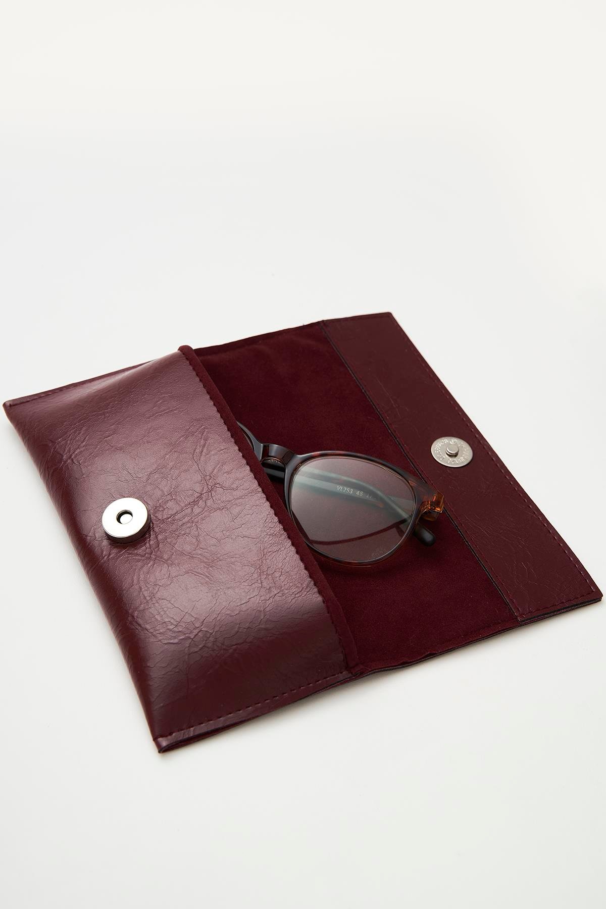 Gözlük Kılıfı 14 Bordo