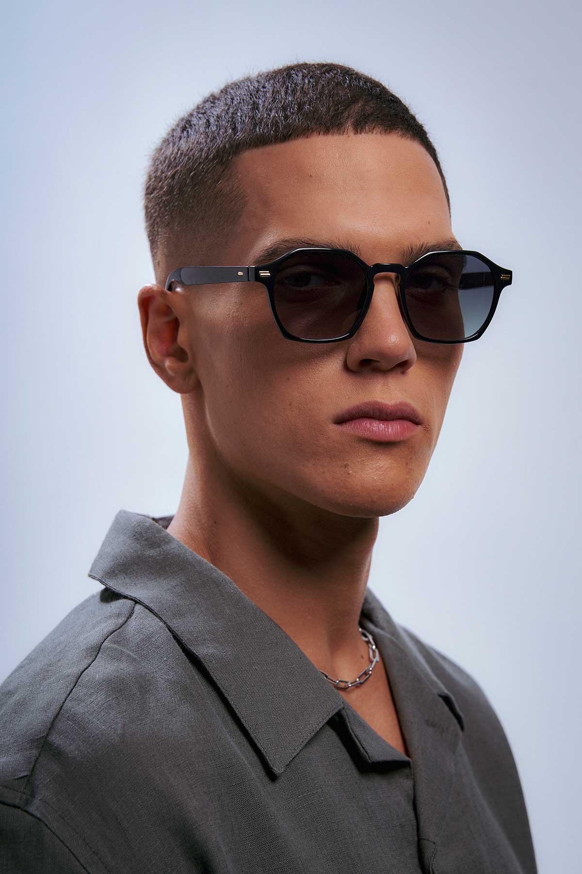 Gratus Black Green Erkek Güneş Gözlüğü