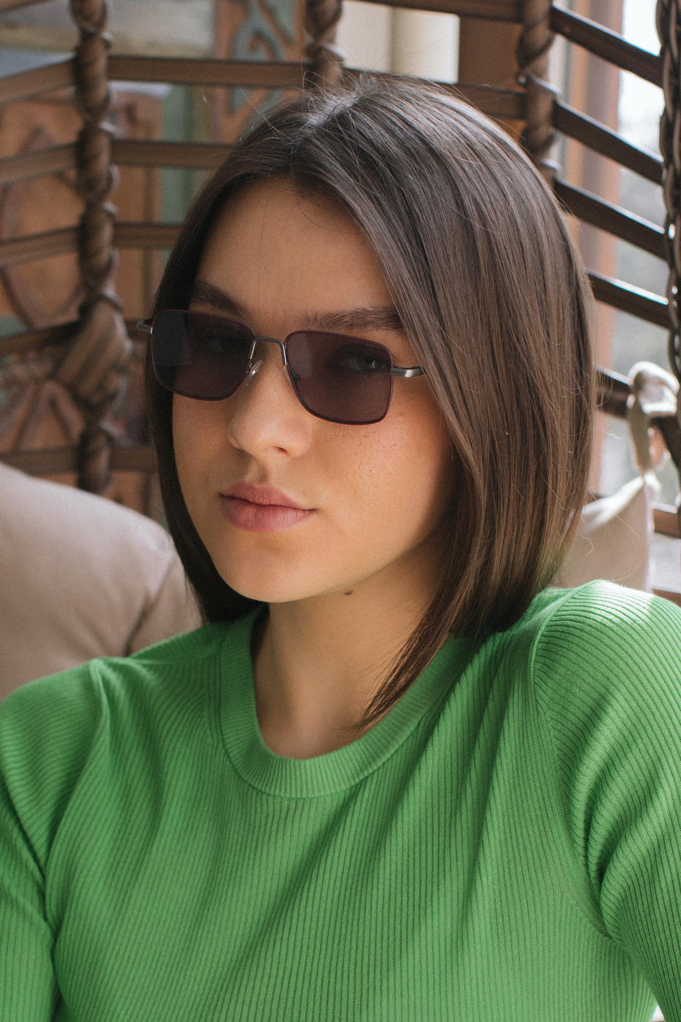 Guguk Silver Red Black Güneş Gözlüğü