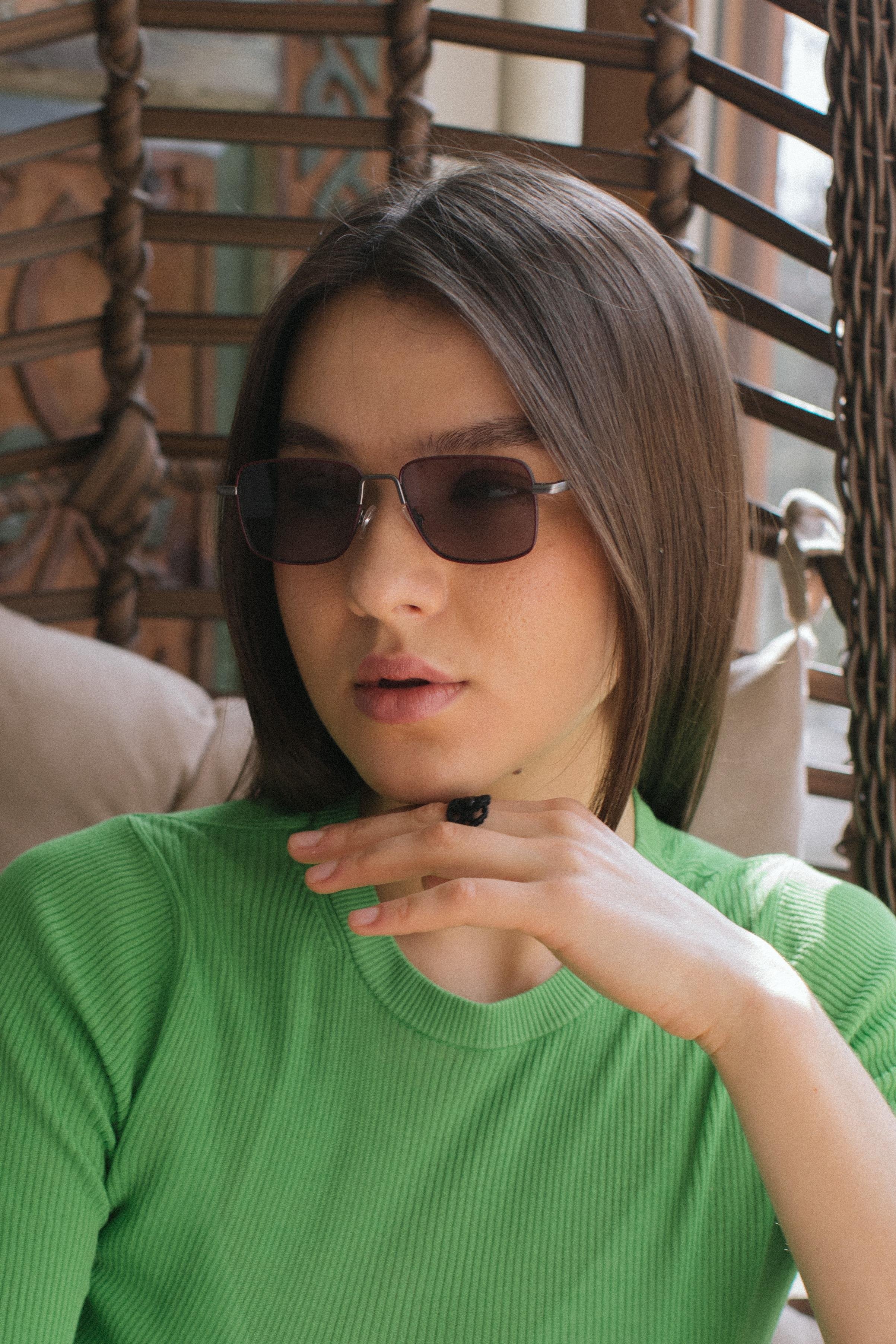 Guguk Silver Red Black Güneş Gözlüğü