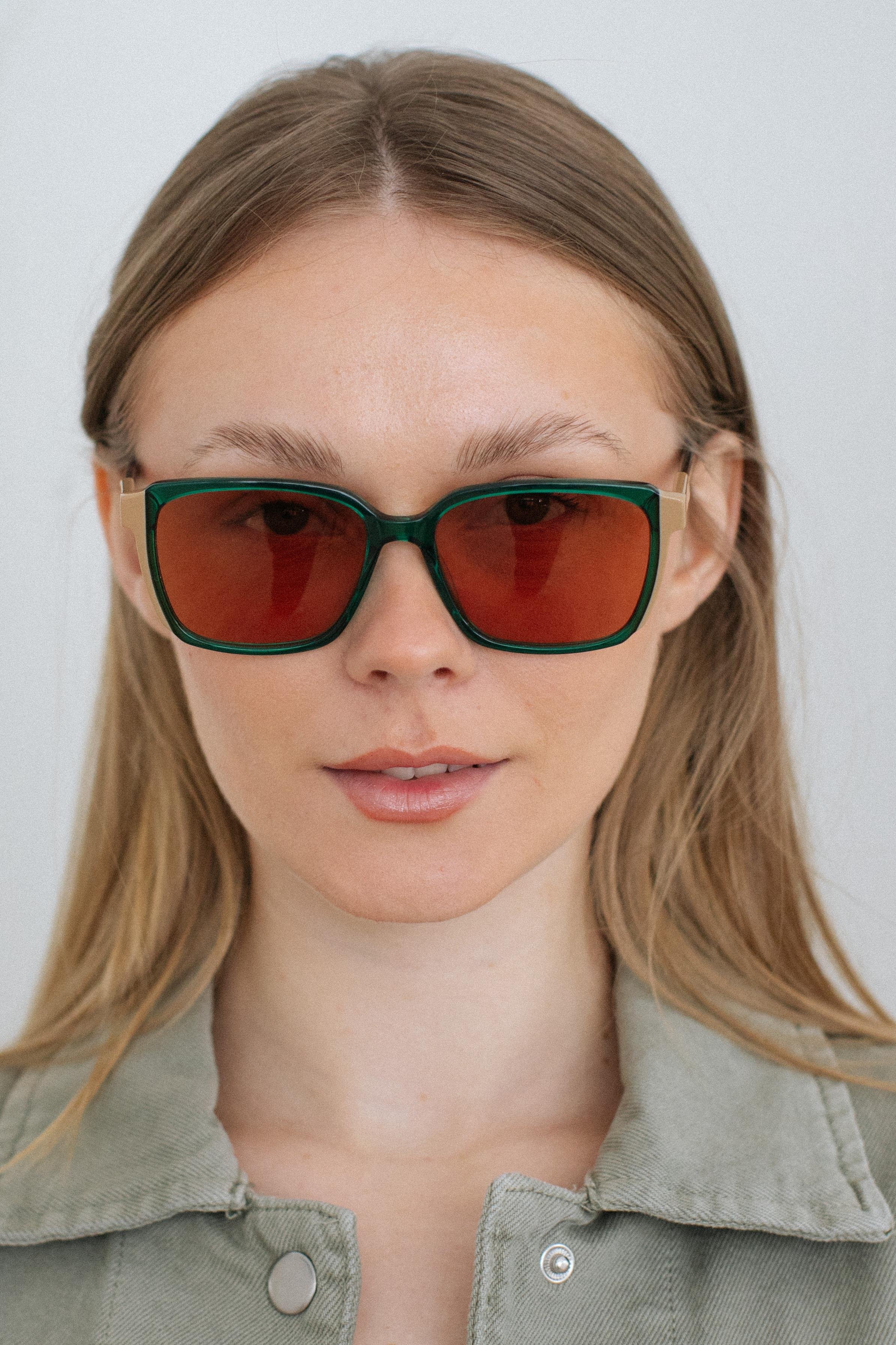 Hamund Green Brown Güneş Gözlüğü