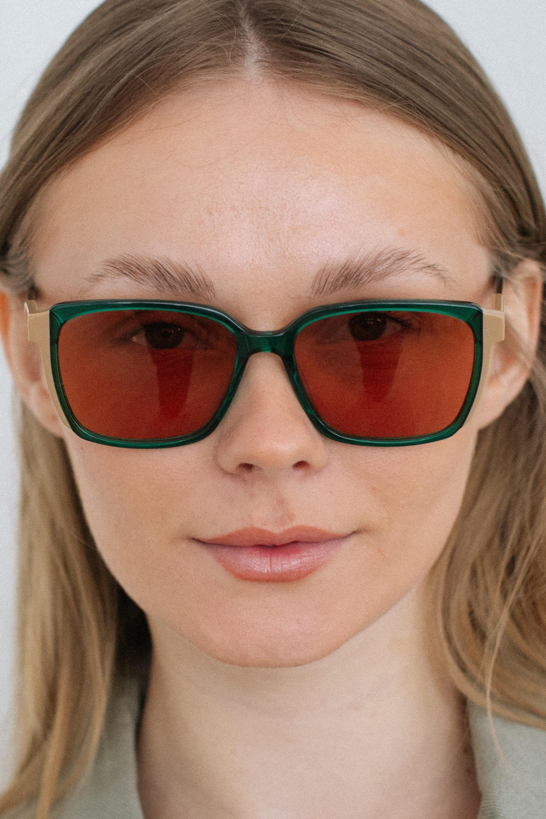 Hamund Green Brown Güneş Gözlüğü