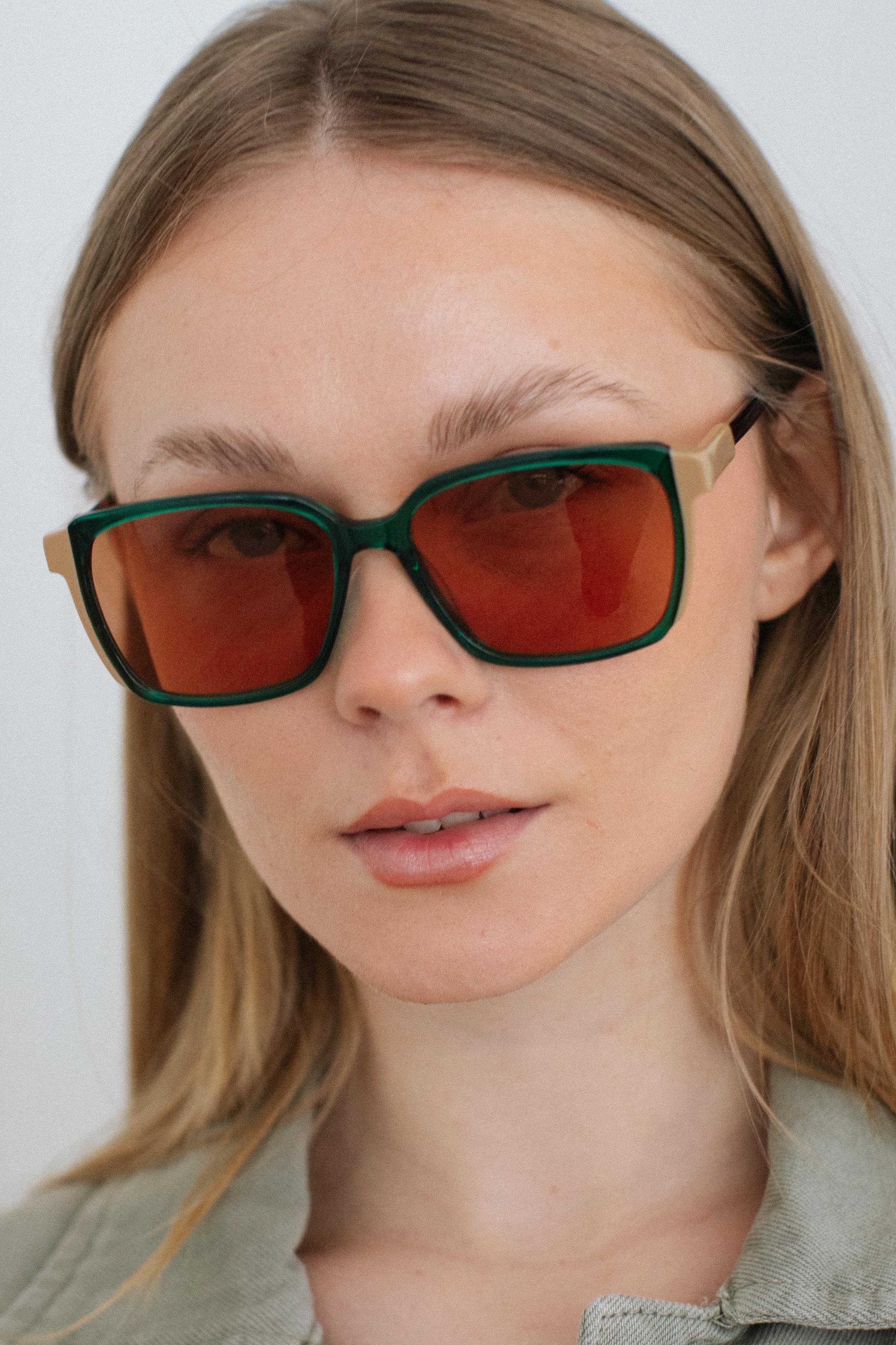 Hamund Green Brown Güneş Gözlüğü