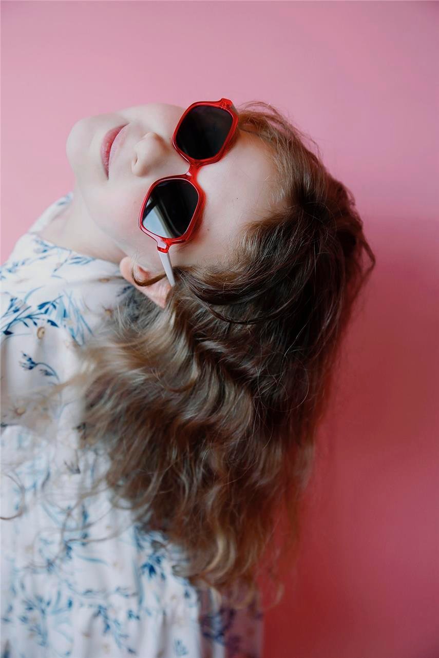 Hank Red Black Kız Çocuk Güneş Gözlüğü