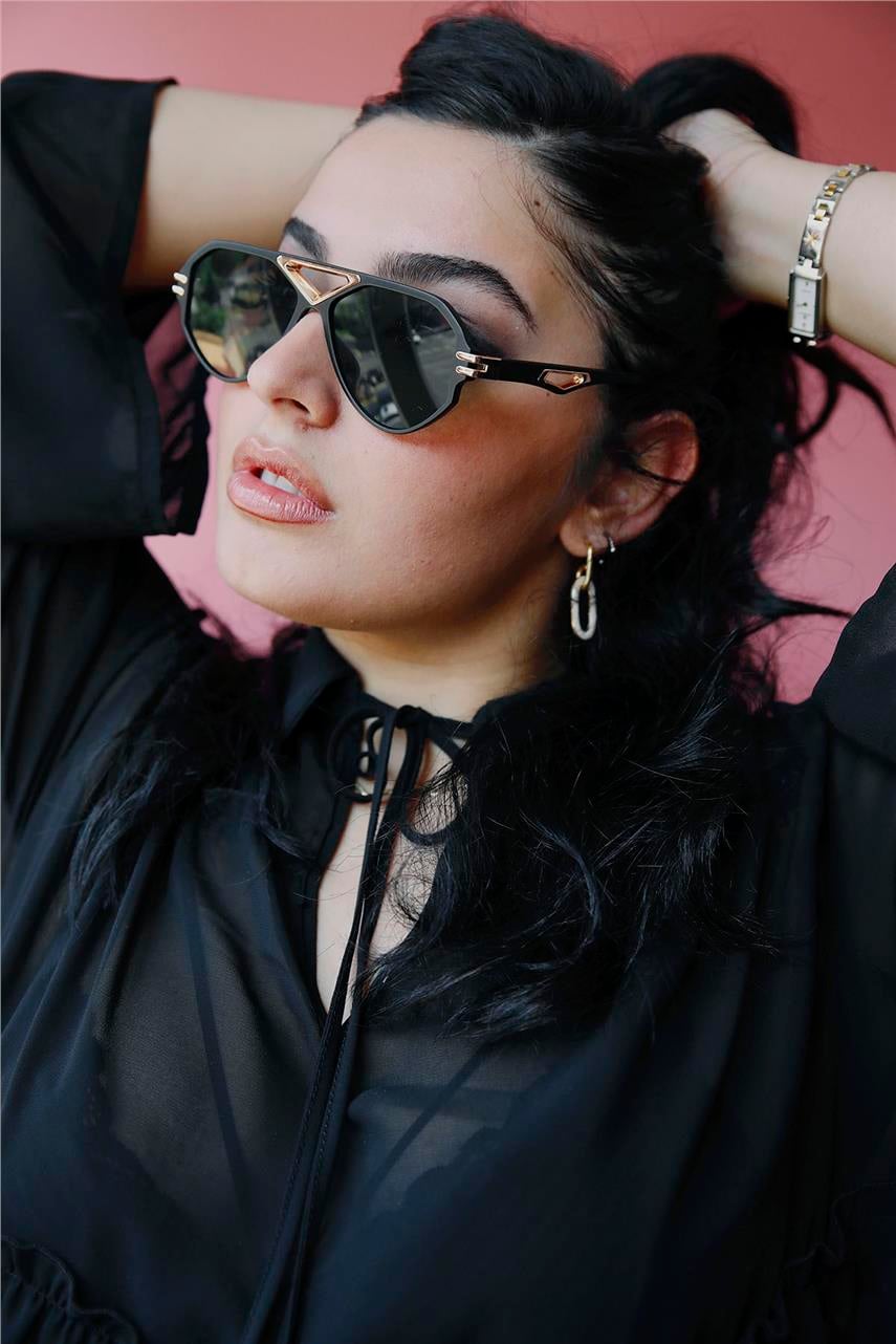 Harlow Black Green Güneş Gözlüğü