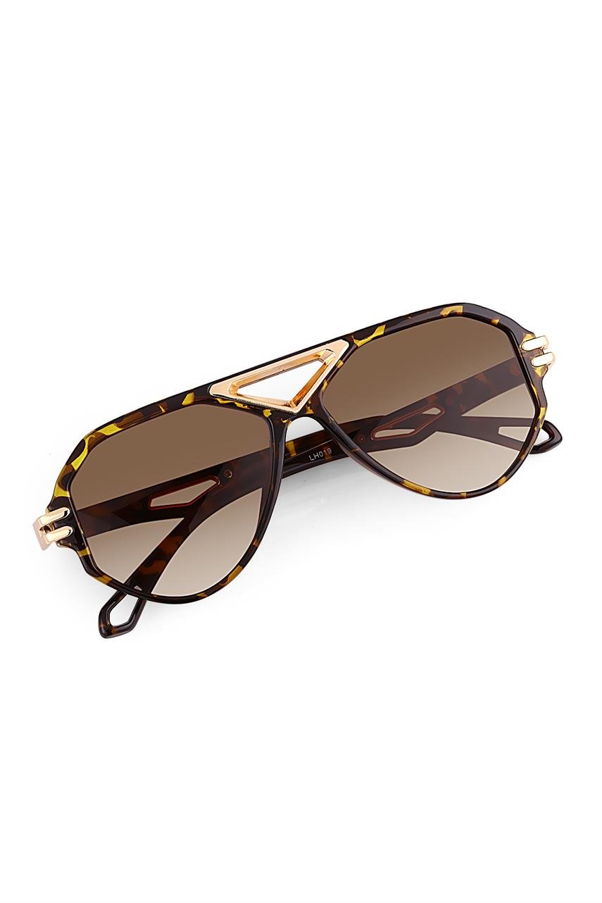 Harlow Leopard Green Güneş Gözlüğü