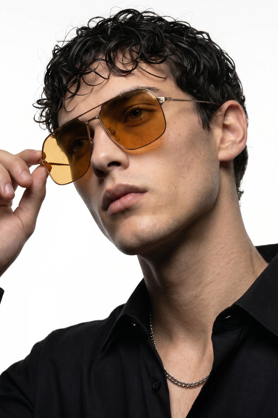 Holdor Gold Orange Erkek Güneş Gözlüğü