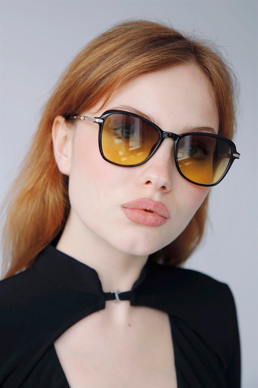 Hubert Gold Black Yellow Güneş Gözlüğü