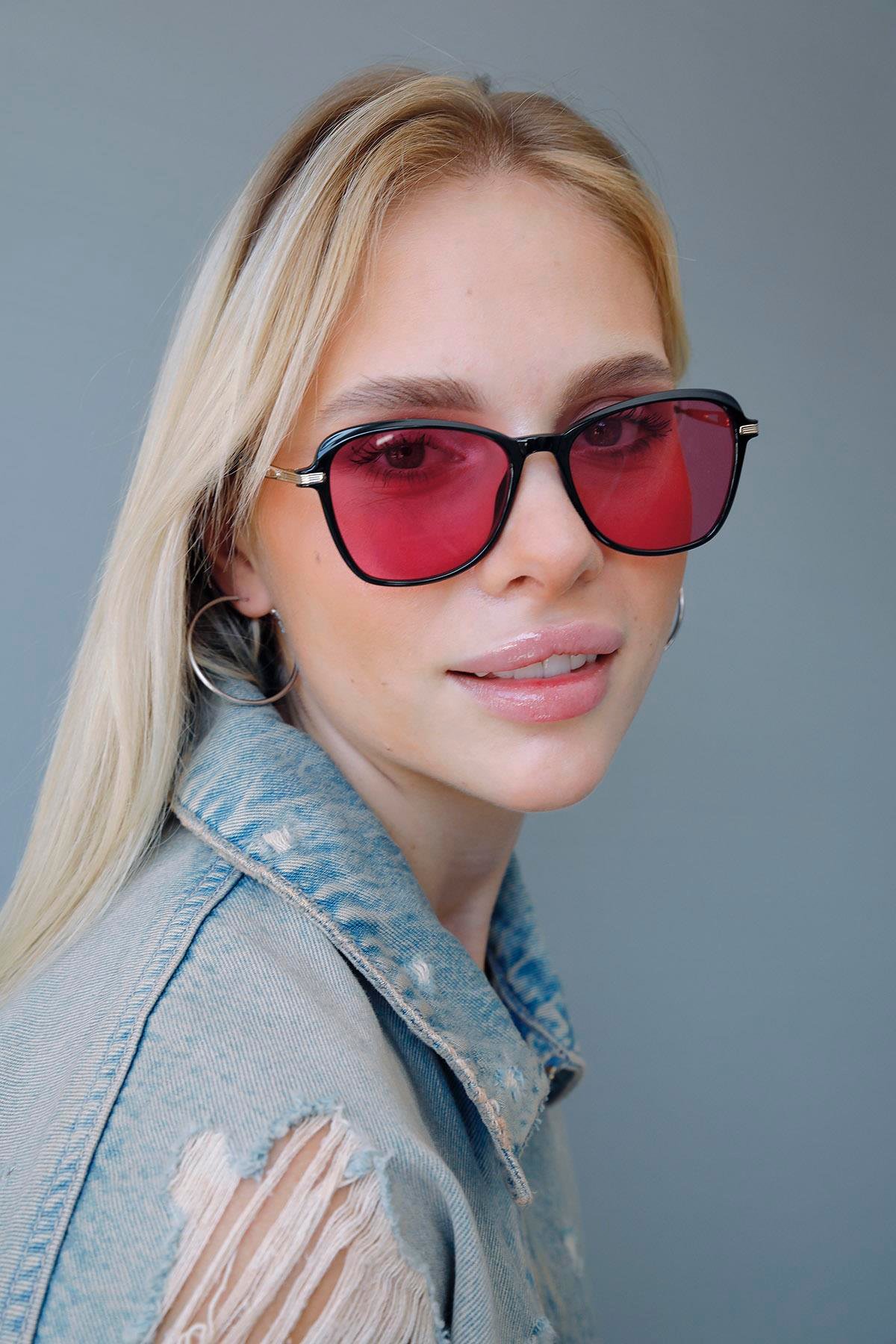 Hubert Gold Red Güneş Gözlüğü