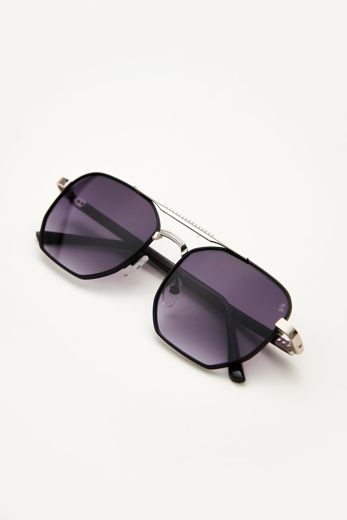 Hurtaw Grey Silver Black Degrade Güneş Gözlüğü