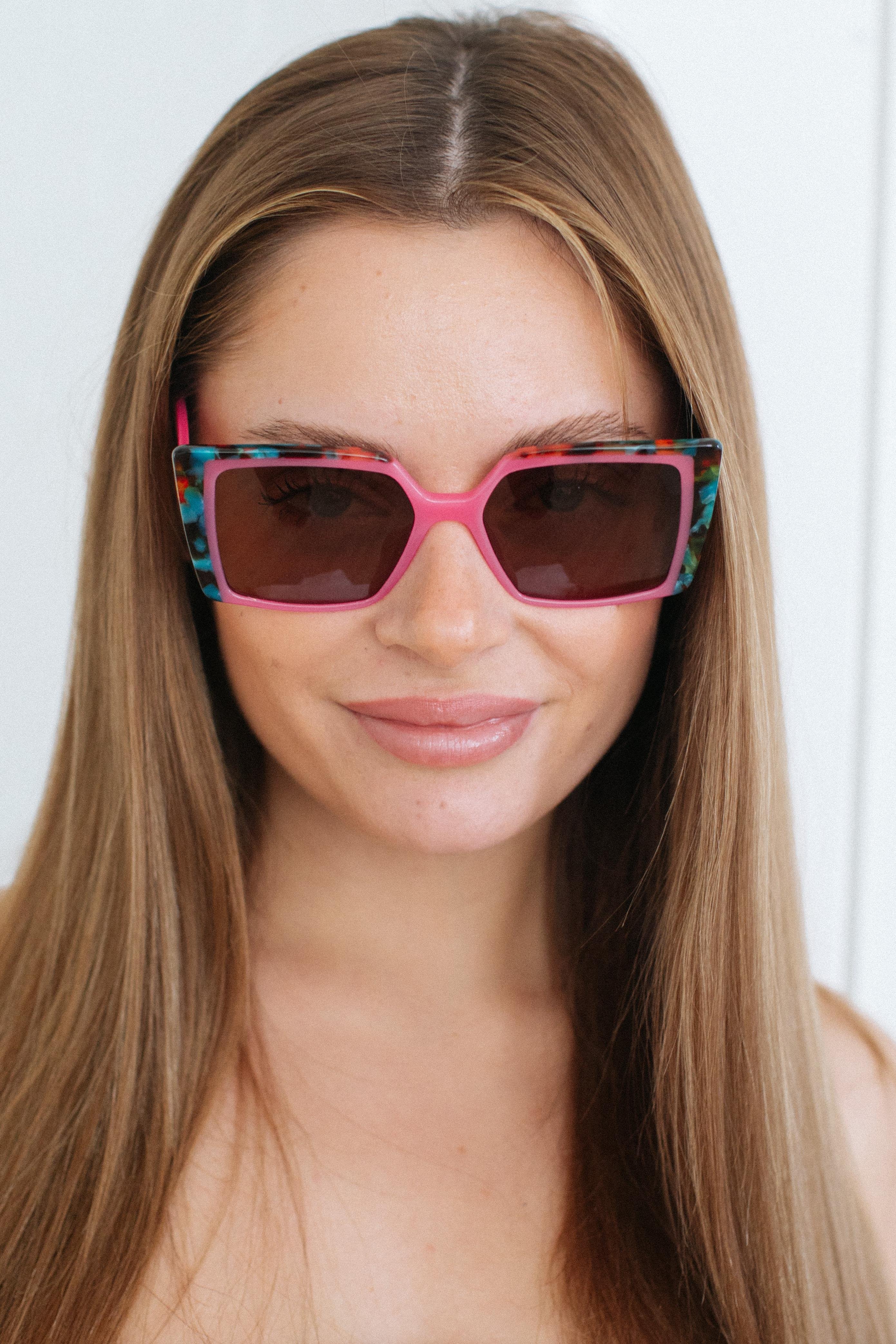 Iduna Pink Brown Güneş Gözlüğü