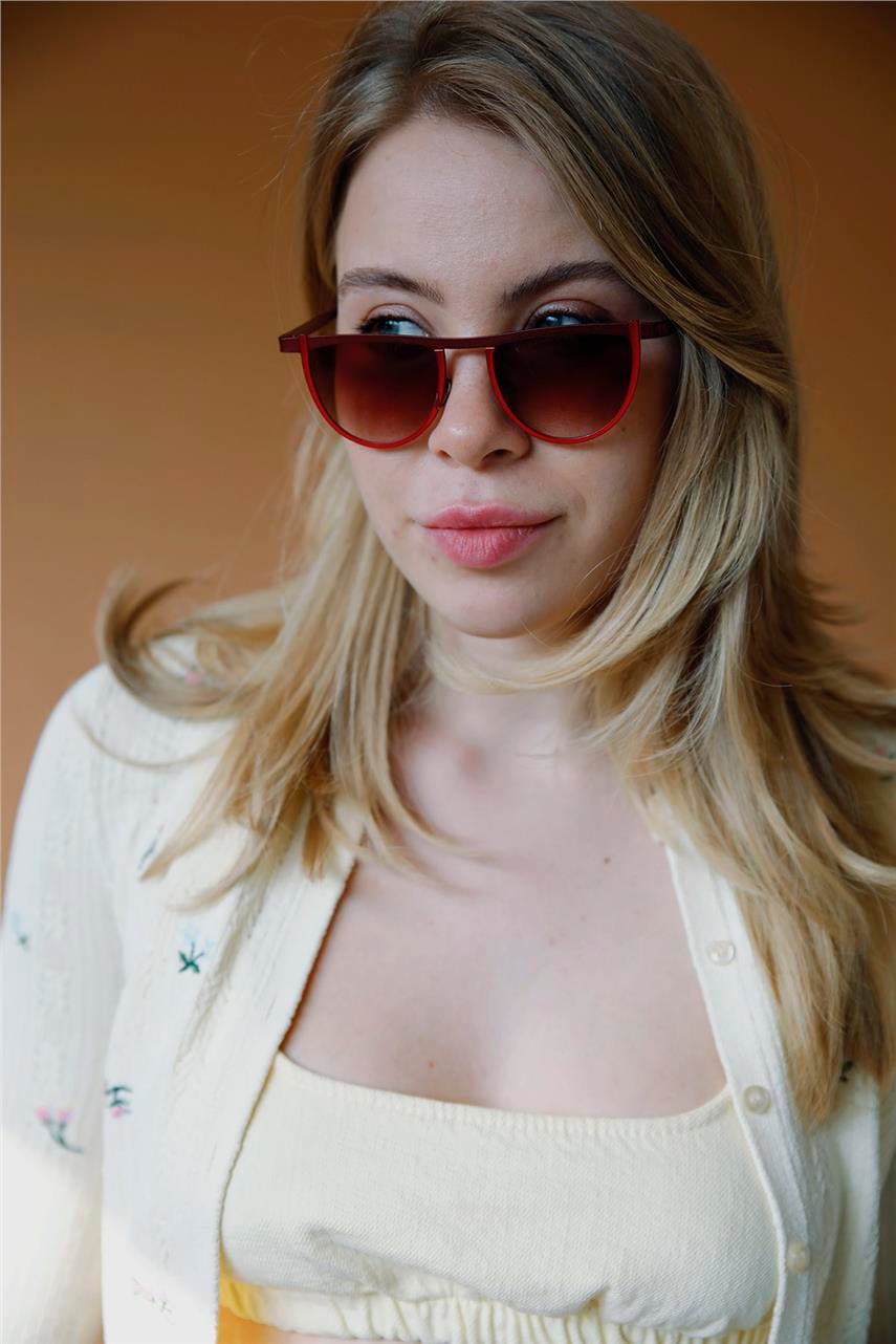Irina Red Brown Güneş Gözlüğü